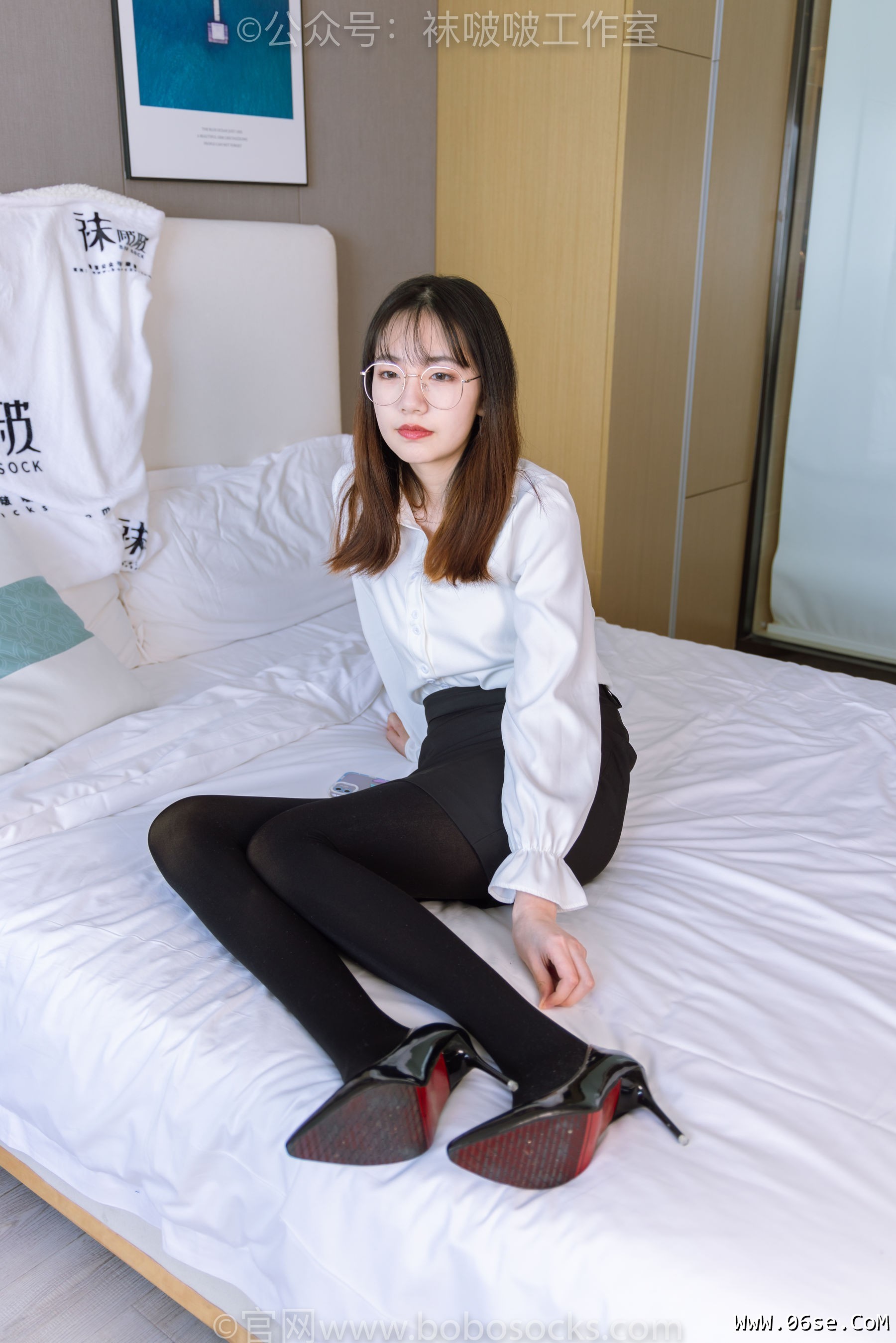 图片[47]-BoBoSocks袜啵啵 No.090 小甜豆-高跟鞋、厚黑丝[140P]-六色网