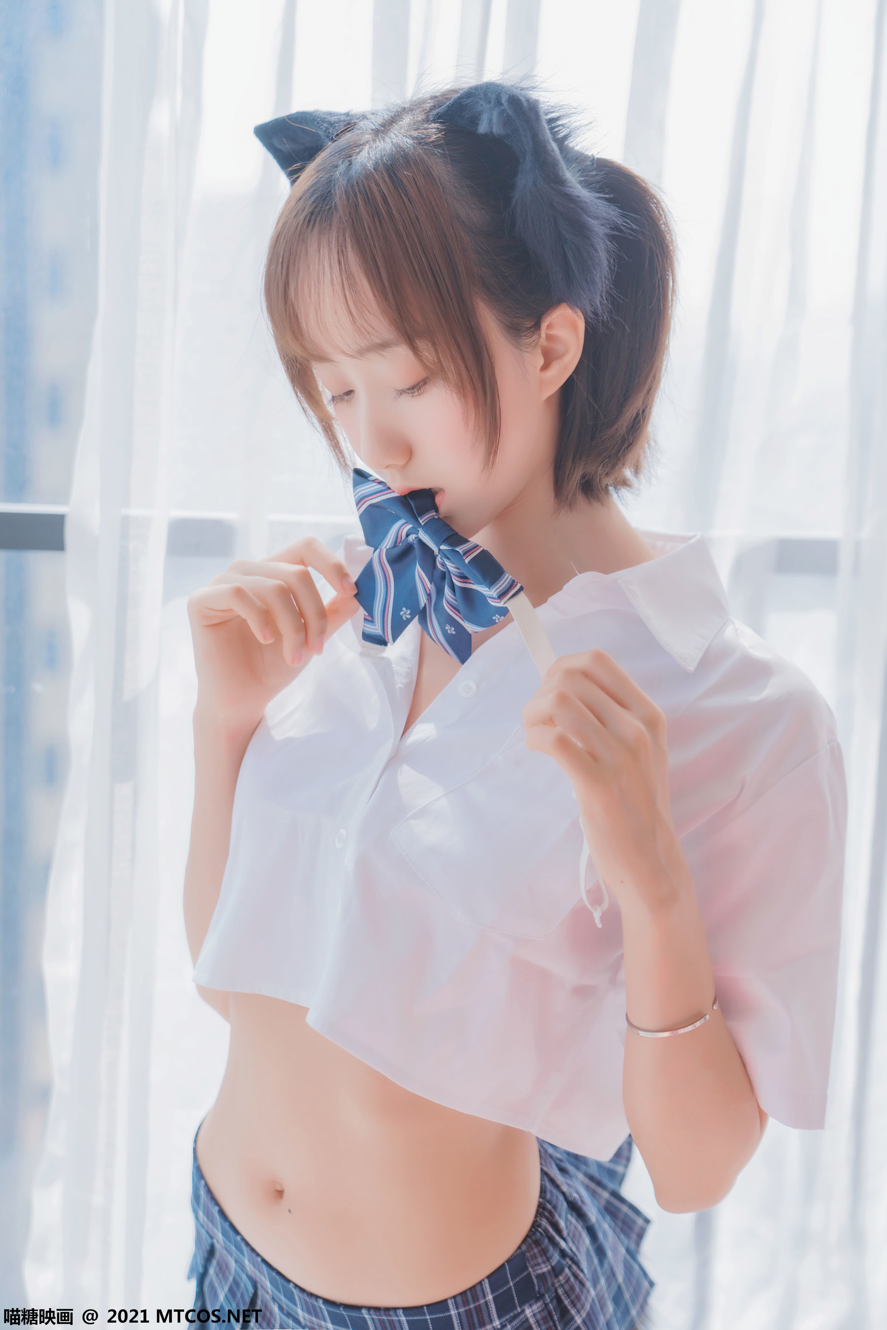 图片[11]-喵糖映画 VOL.436 猫儿少女 [33P]-六色网