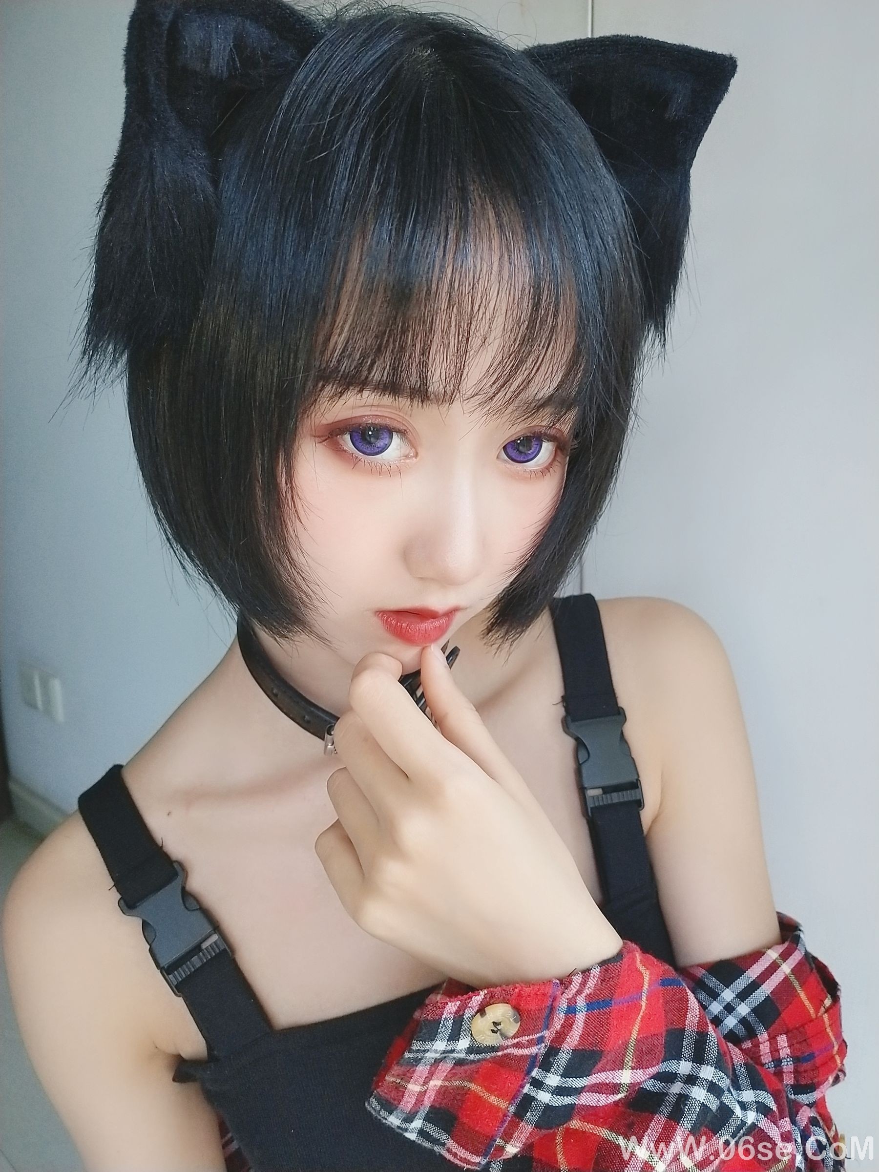 图片[24]-萌系小姐姐木绵绵OwO 不良猫[44P]-六色网