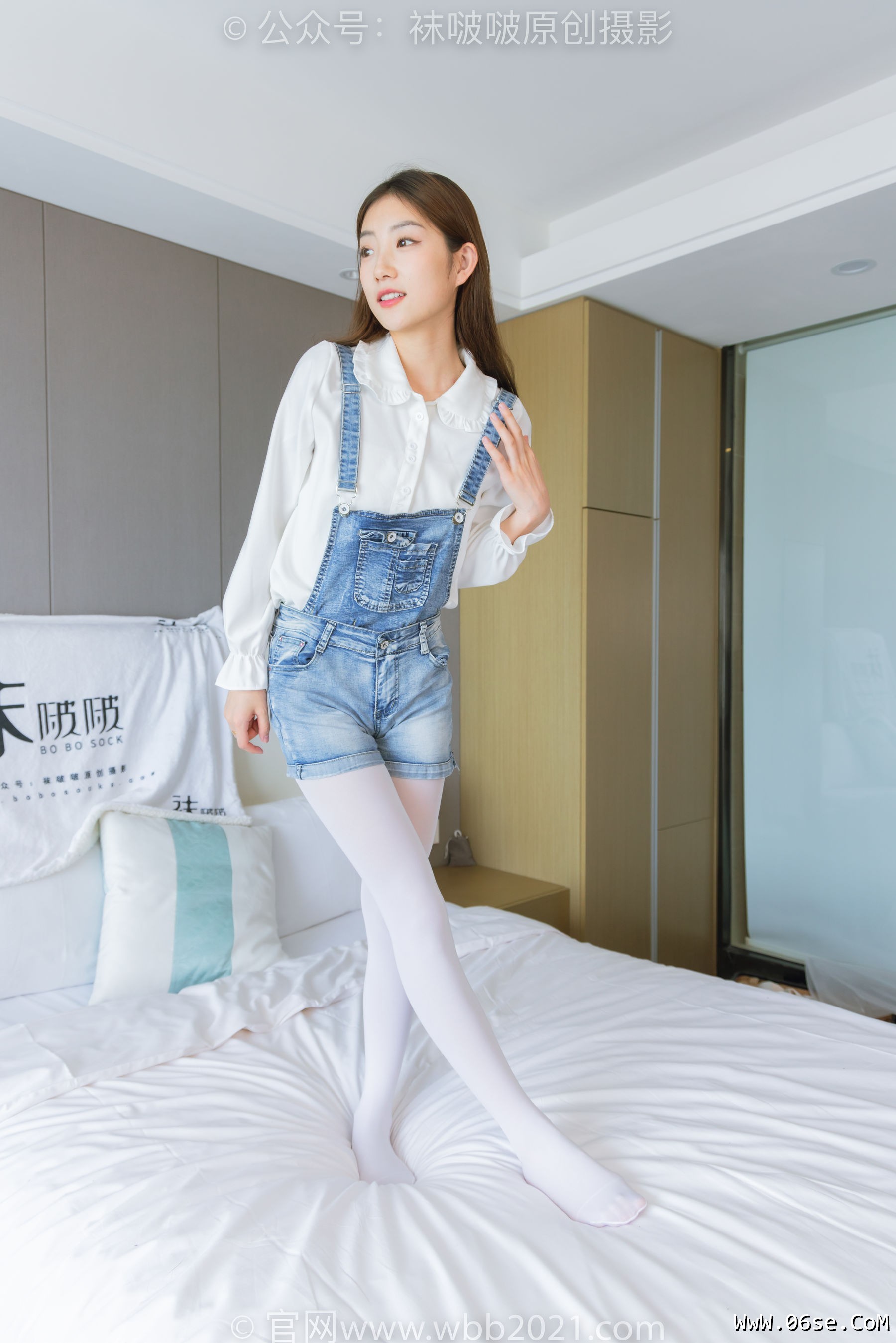 图片[35]-BoBoSocks袜啵啵 No.261 小沫 -板鞋、厚白丝[142P]-六色网