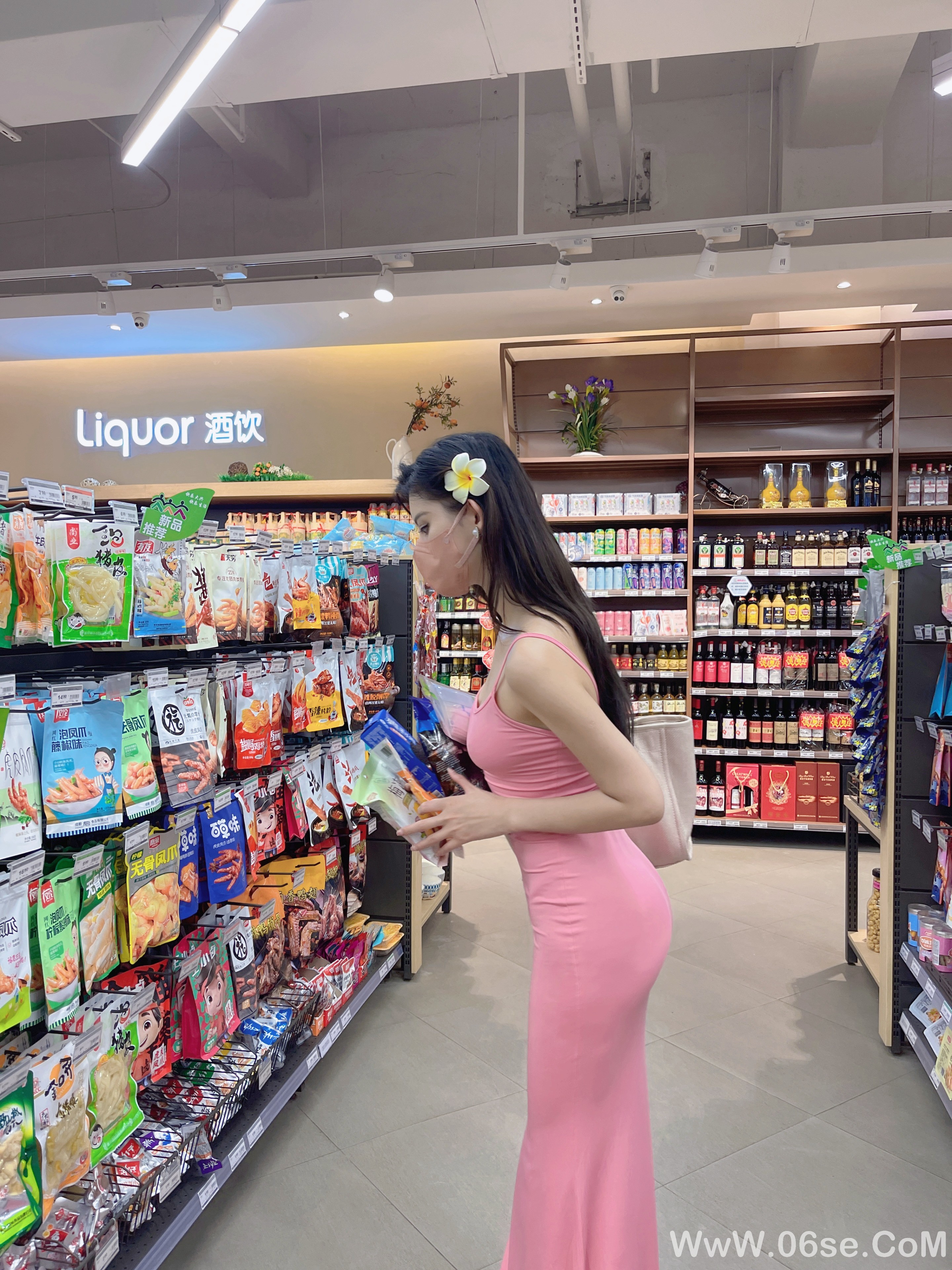 图片[11]-就是阿朱啊 – NO.050 逛超市 撸猫[26P]-六色网