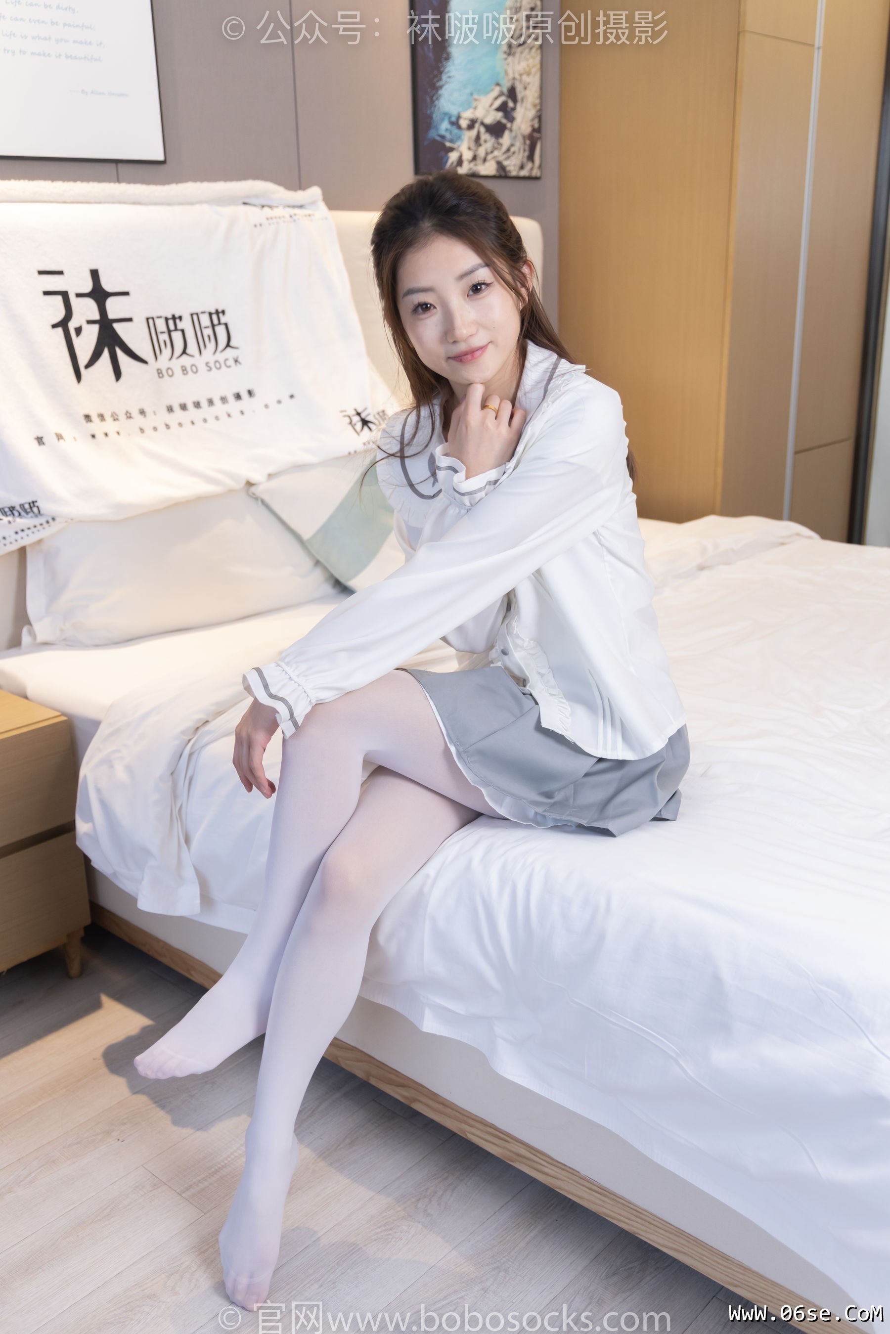 图片[112]-BoBoSocks袜啵啵 No.211 小沫 -高跟鞋、厚白丝[142P]-六色网