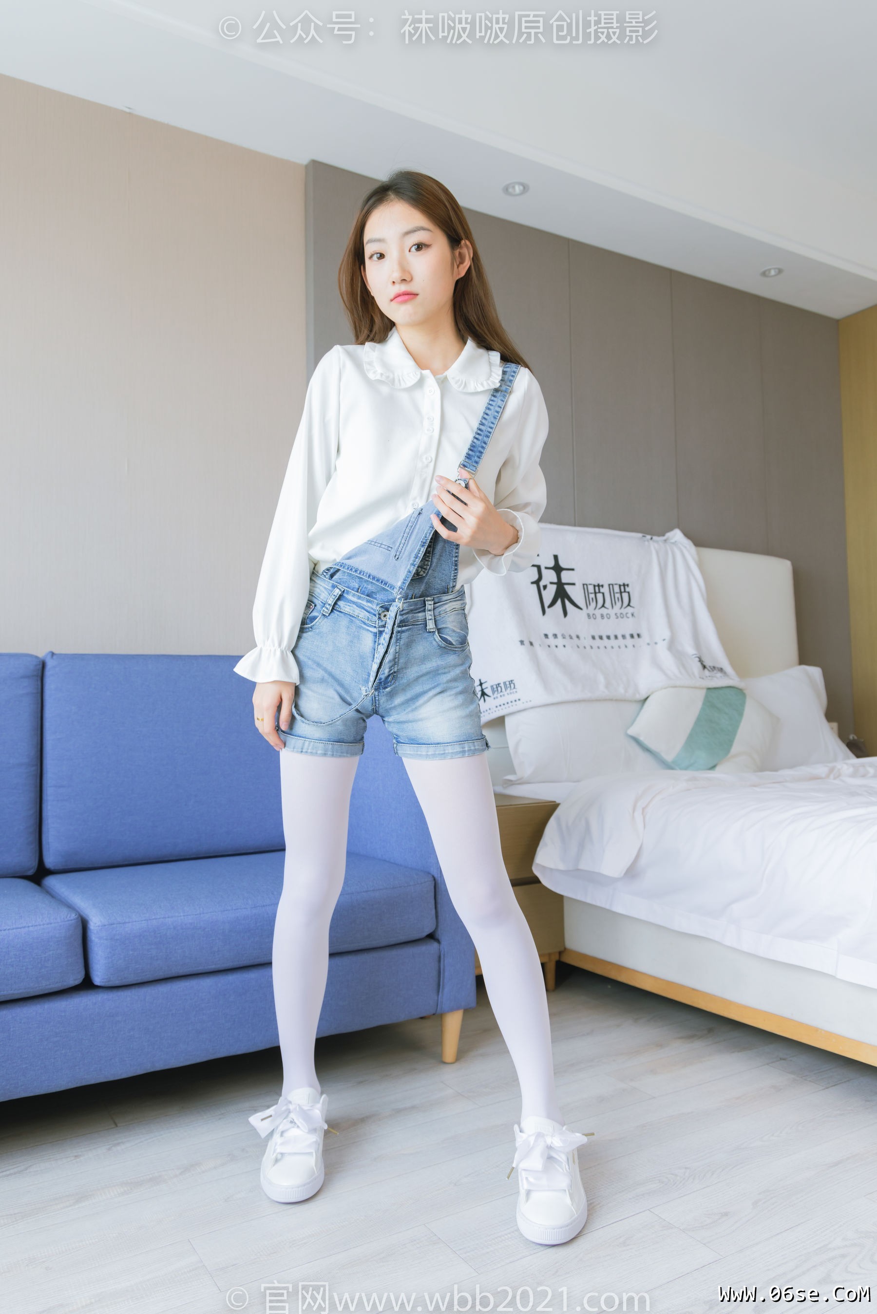 图片[121]-BoBoSocks袜啵啵 No.261 小沫 -板鞋、厚白丝[142P]-六色网