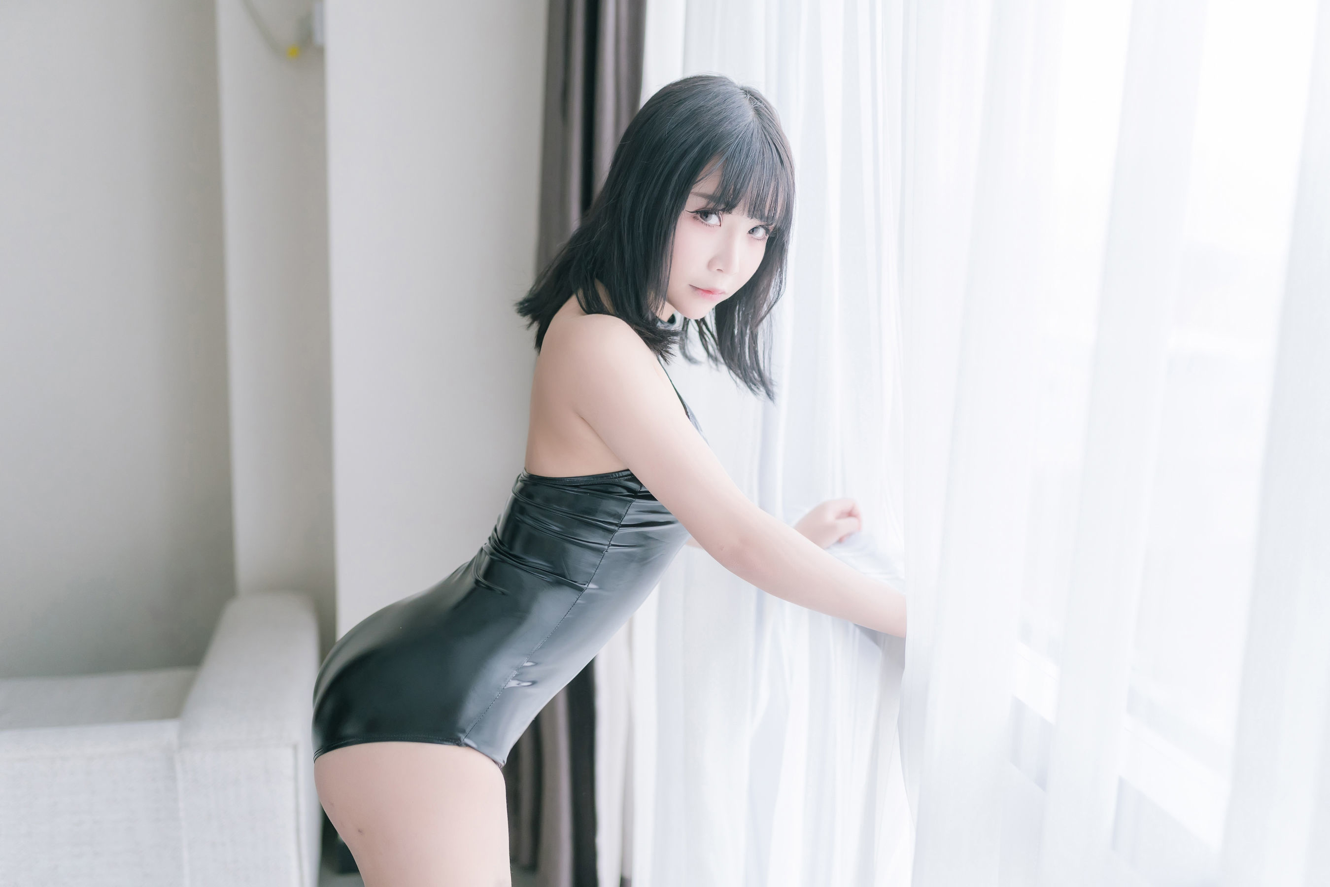 图片[13]-二次元妹子抱走莫子aa 黑胶高跟鞋[41P]-六色网