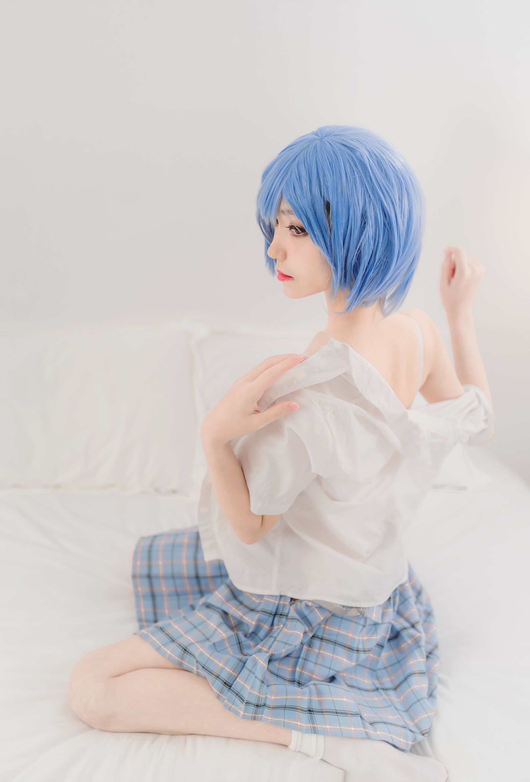 图片[9]-动漫博主南桃Momoko 绫波丽制服[23P]-六色网