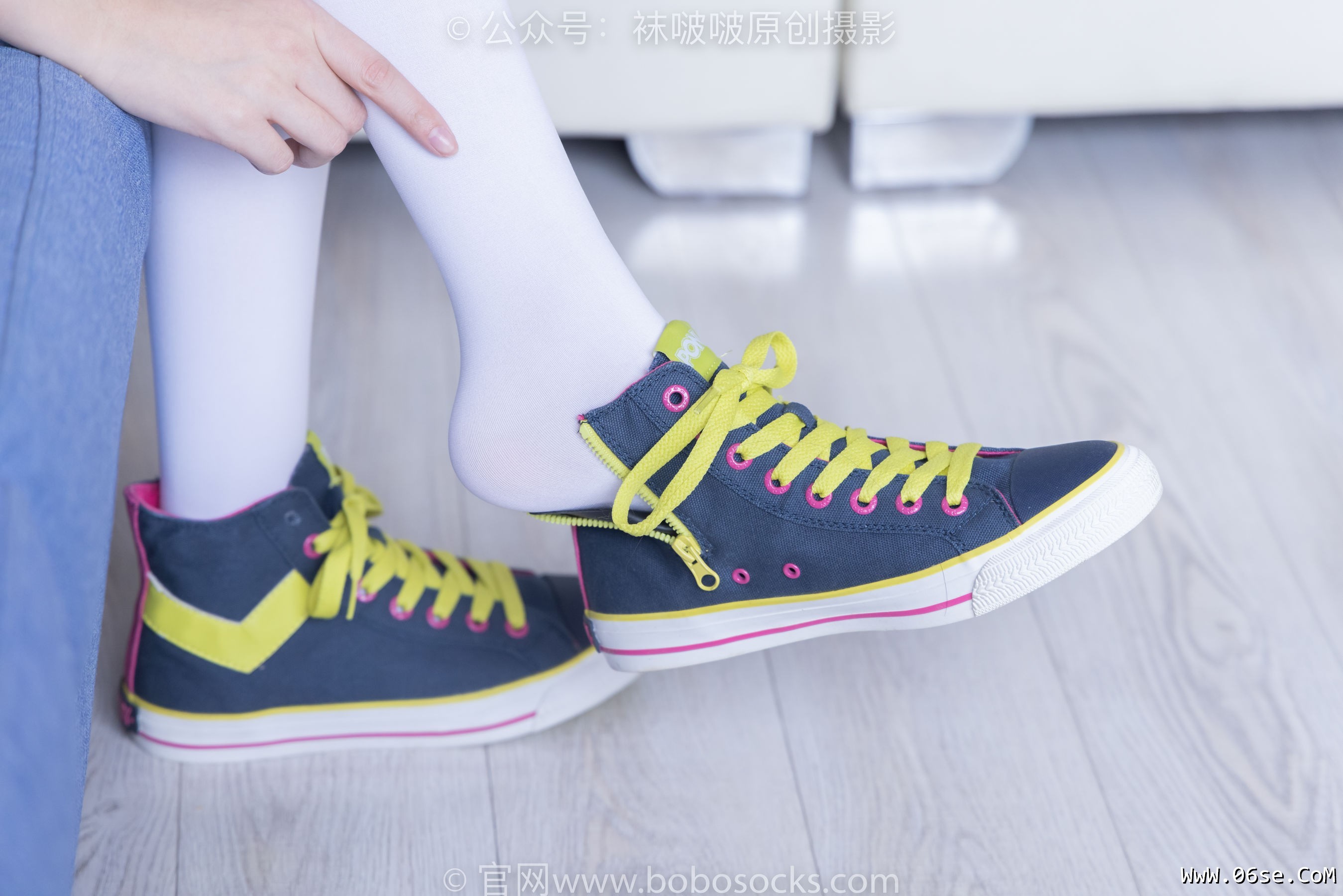 图片[76]-BoBoSocks袜啵啵 No.215 小甜豆-三双帆布鞋板鞋、厚白丝、黑丝[144P]-六色网