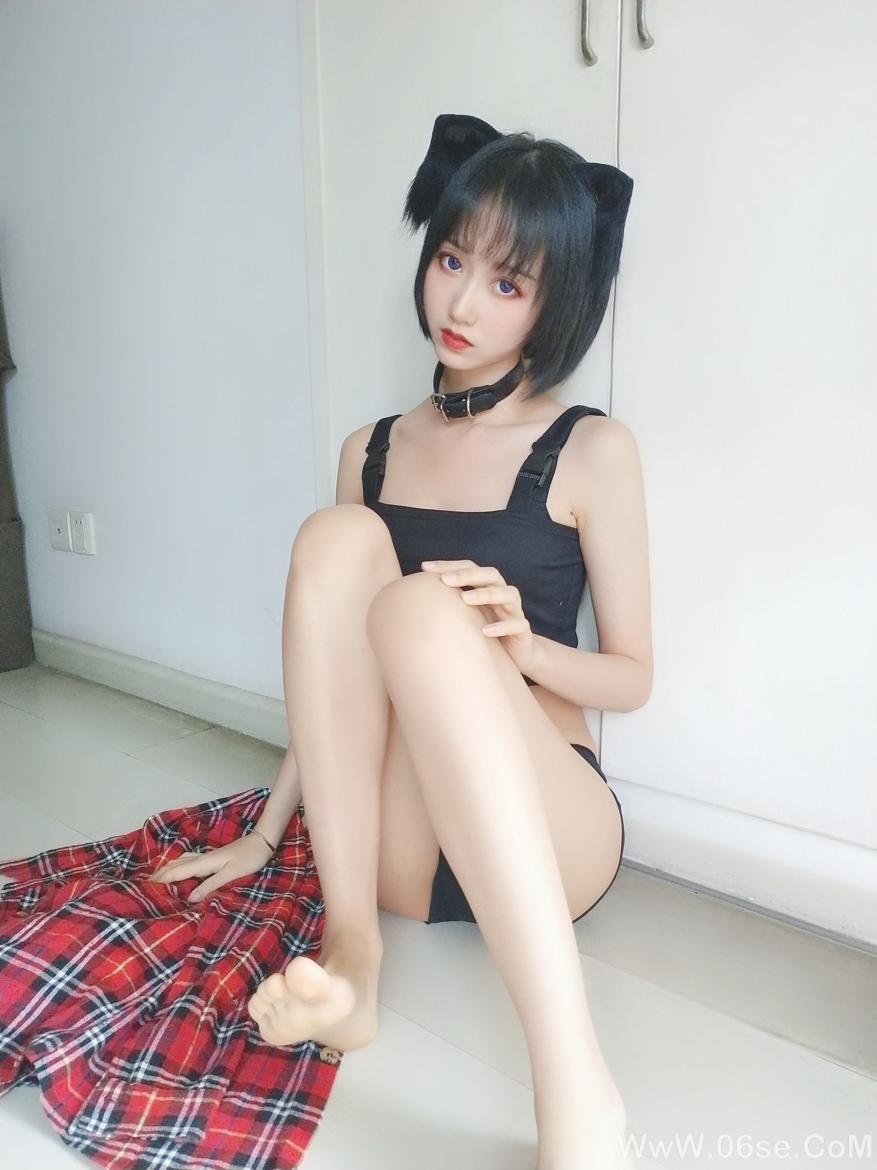 图片[35]-萌系小姐姐木绵绵OwO 不良猫[44P]-六色网
