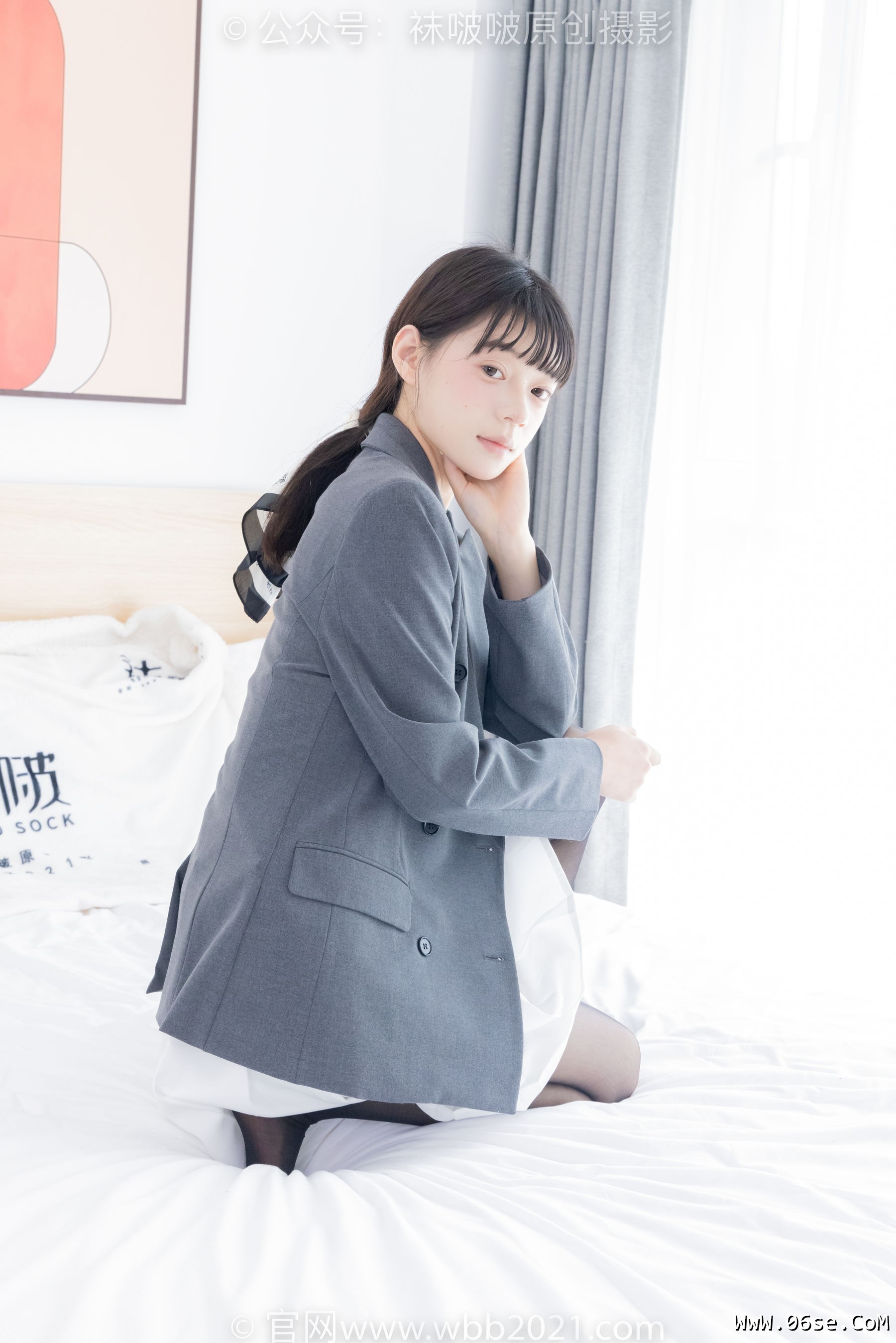 图片[133]-BoBoSocks袜啵啵 No.404 糯米 -板鞋、黑丝、ol风[145P]-六色网