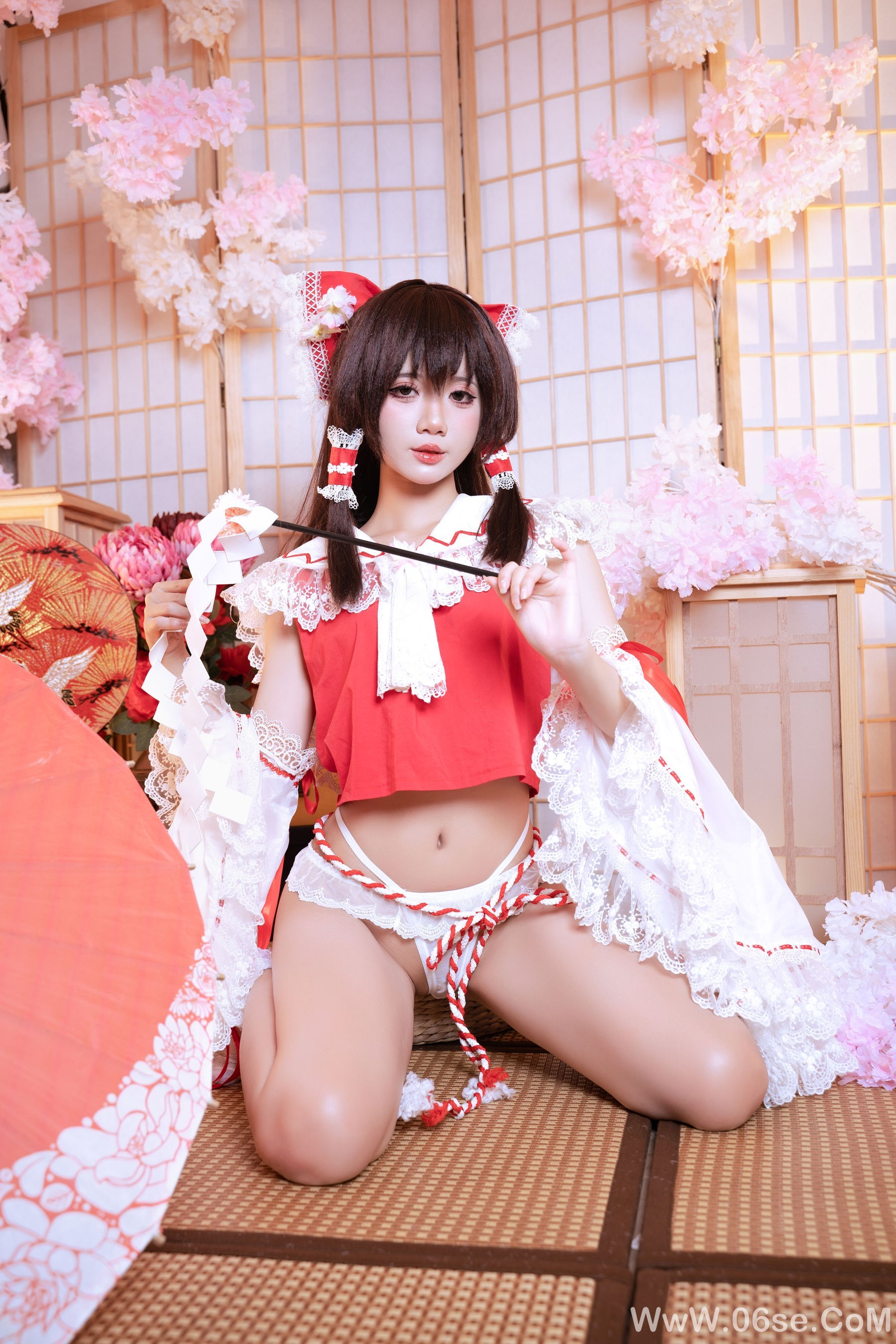 图片[10]-PoppaChan – Reimu Hakurei[40P]-六色网