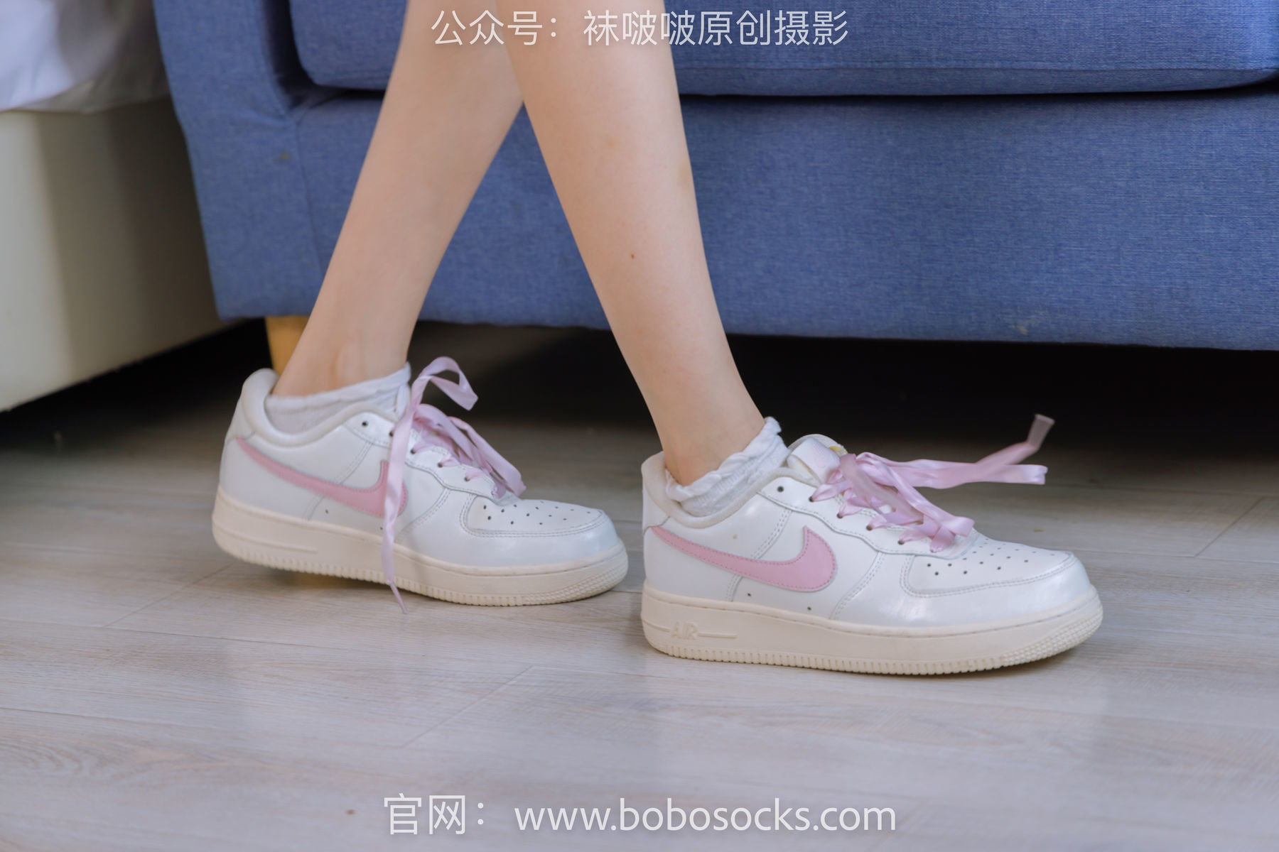 图片[3]-BoBoSocks袜啵啵 No.147 稚予-空军一号板鞋、白棉袜、体操服[139P]-六色网