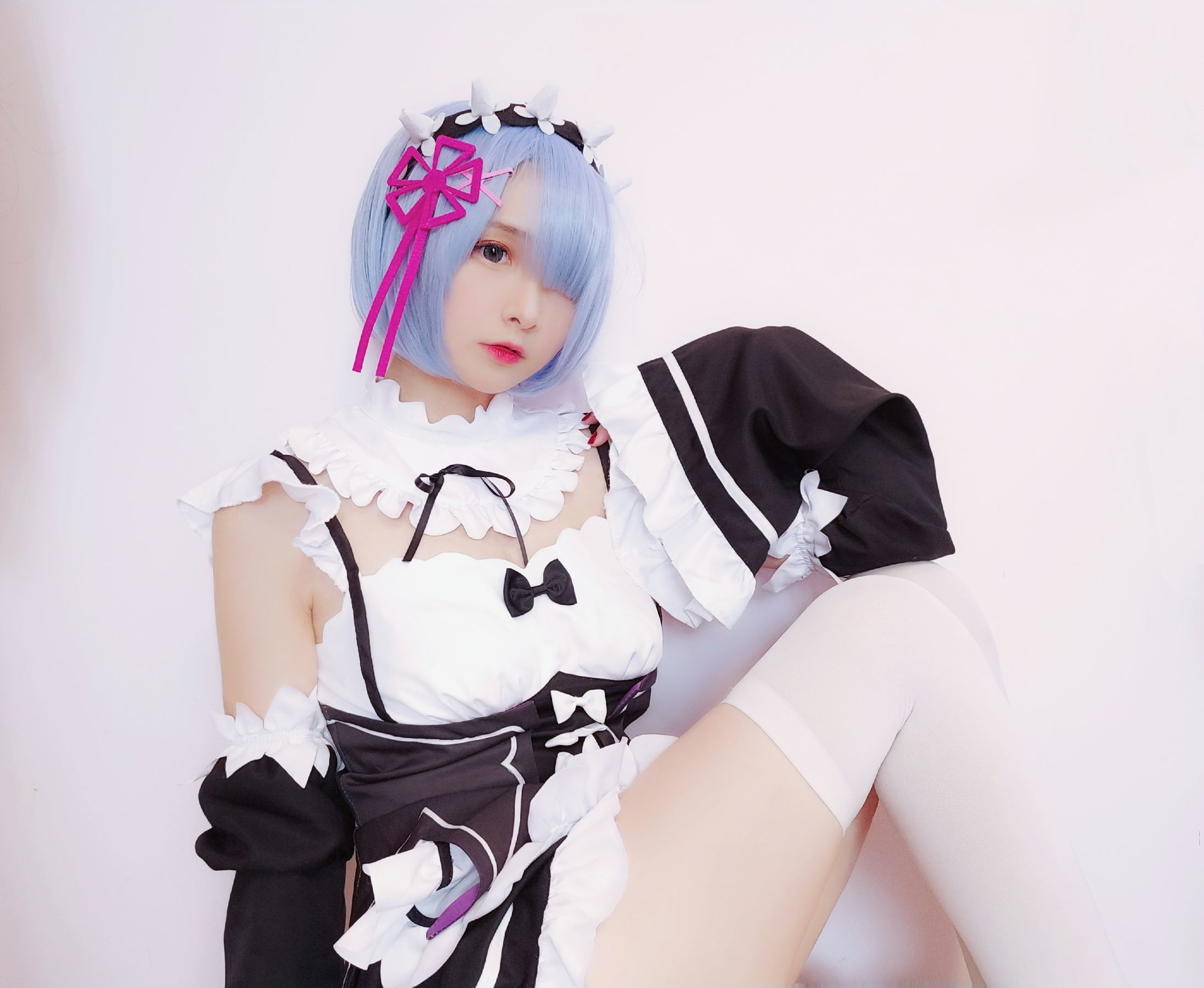 图片[28]-二次元美女古川kagura 蕾姆女仆[33P]-六色网