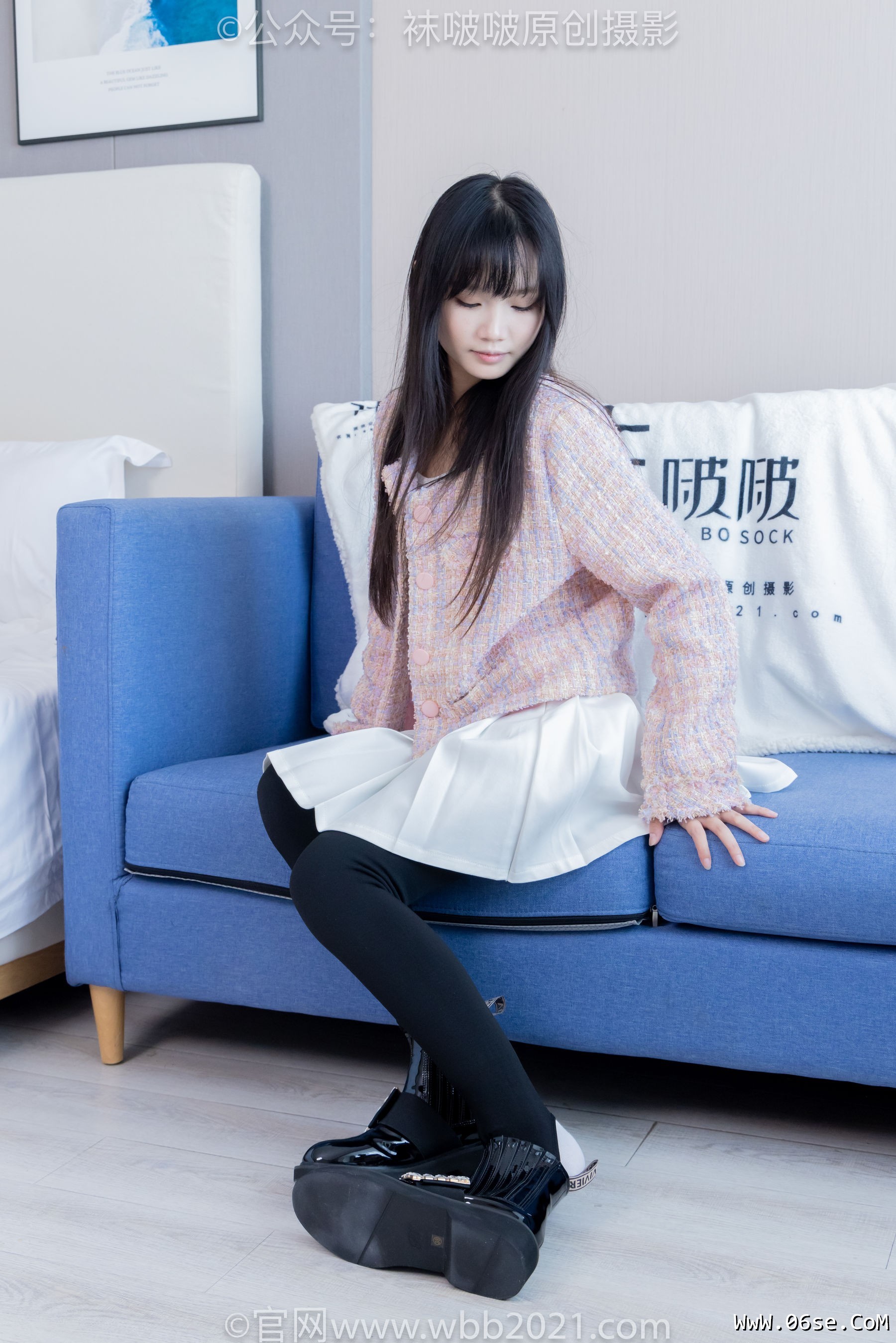 图片[142]-BoBoSocks袜啵啵 No.438 甜甜圈 -皮鞋、板鞋、白棉袜、黑色踩脚袜[150P]-六色网