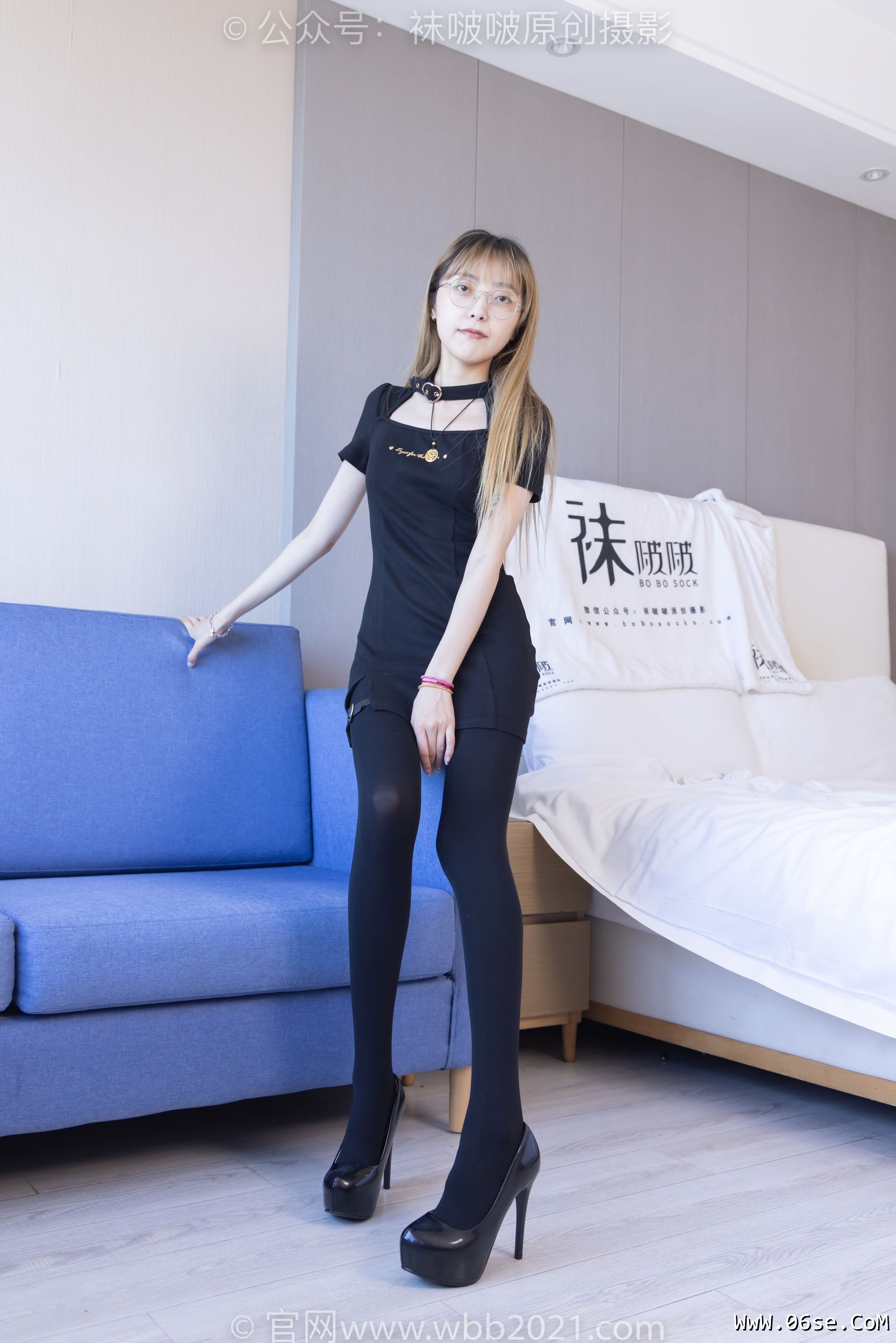 图片[126]-BoBoSocks袜啵啵 No.270 稚予 -高跟鞋、皮鞋、厚黑丝、黑色大腿棉袜[149P]-六色网