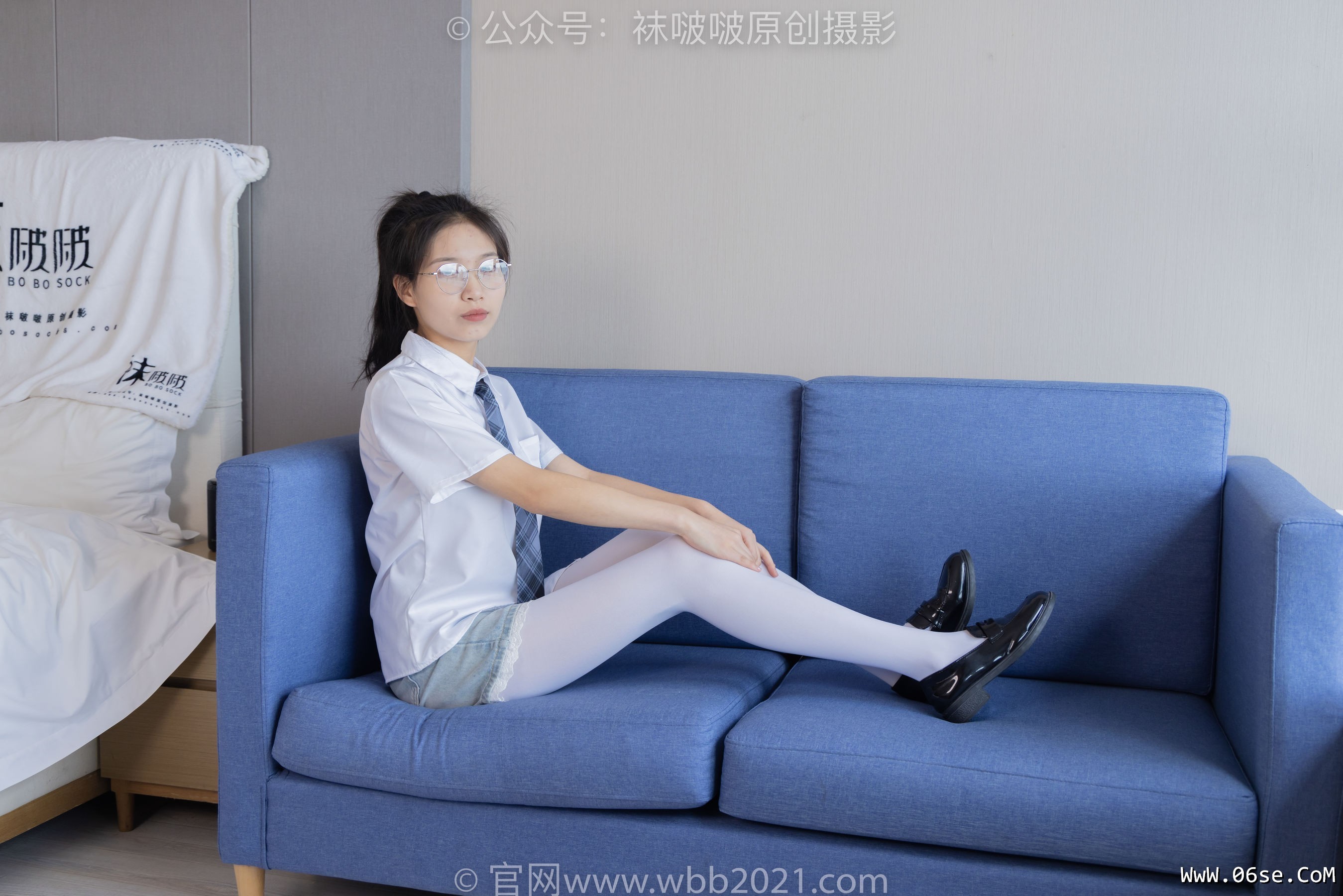 图片[82]-BoBoSocks袜啵啵 No.276 芝士 -皮鞋、厚白丝、裸足[144P]-六色网