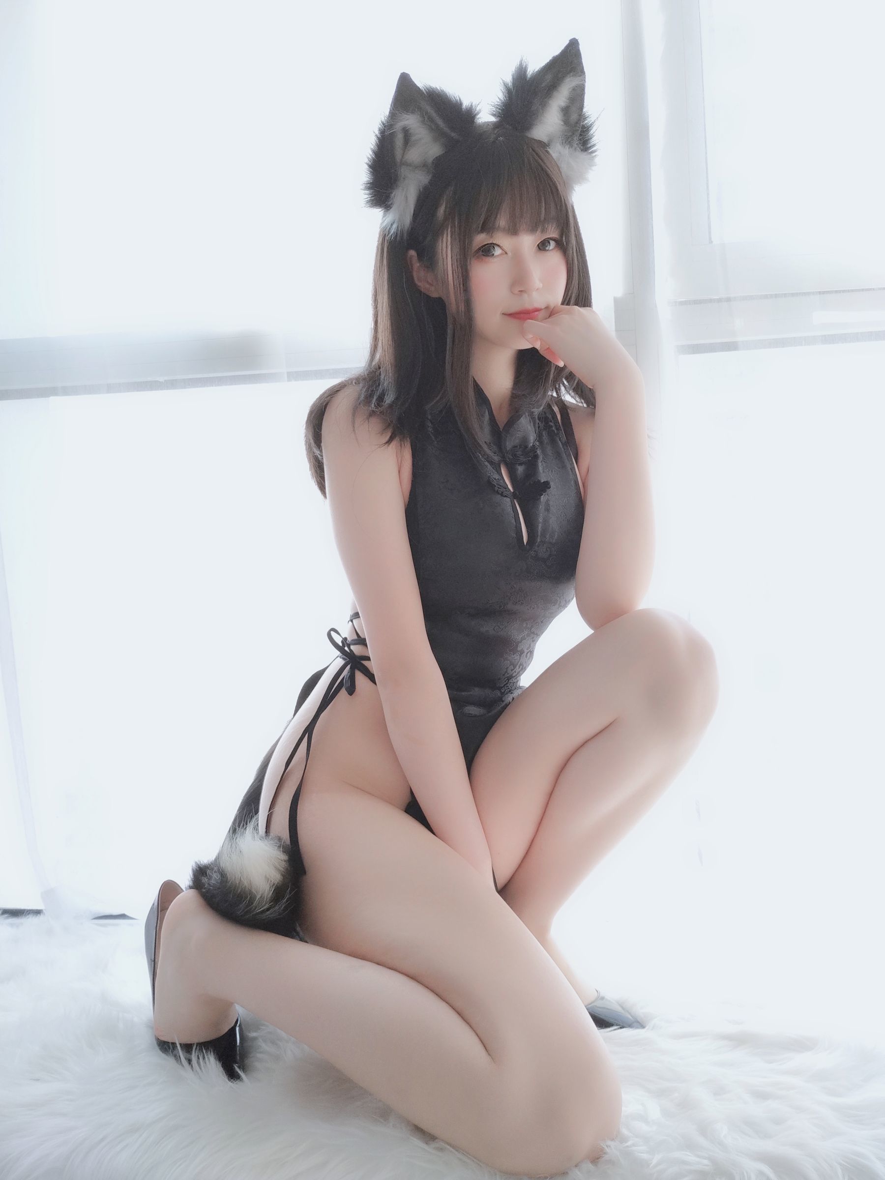 图片[26]-Coser小姐姐白银 小黑狼[104P]-六色网