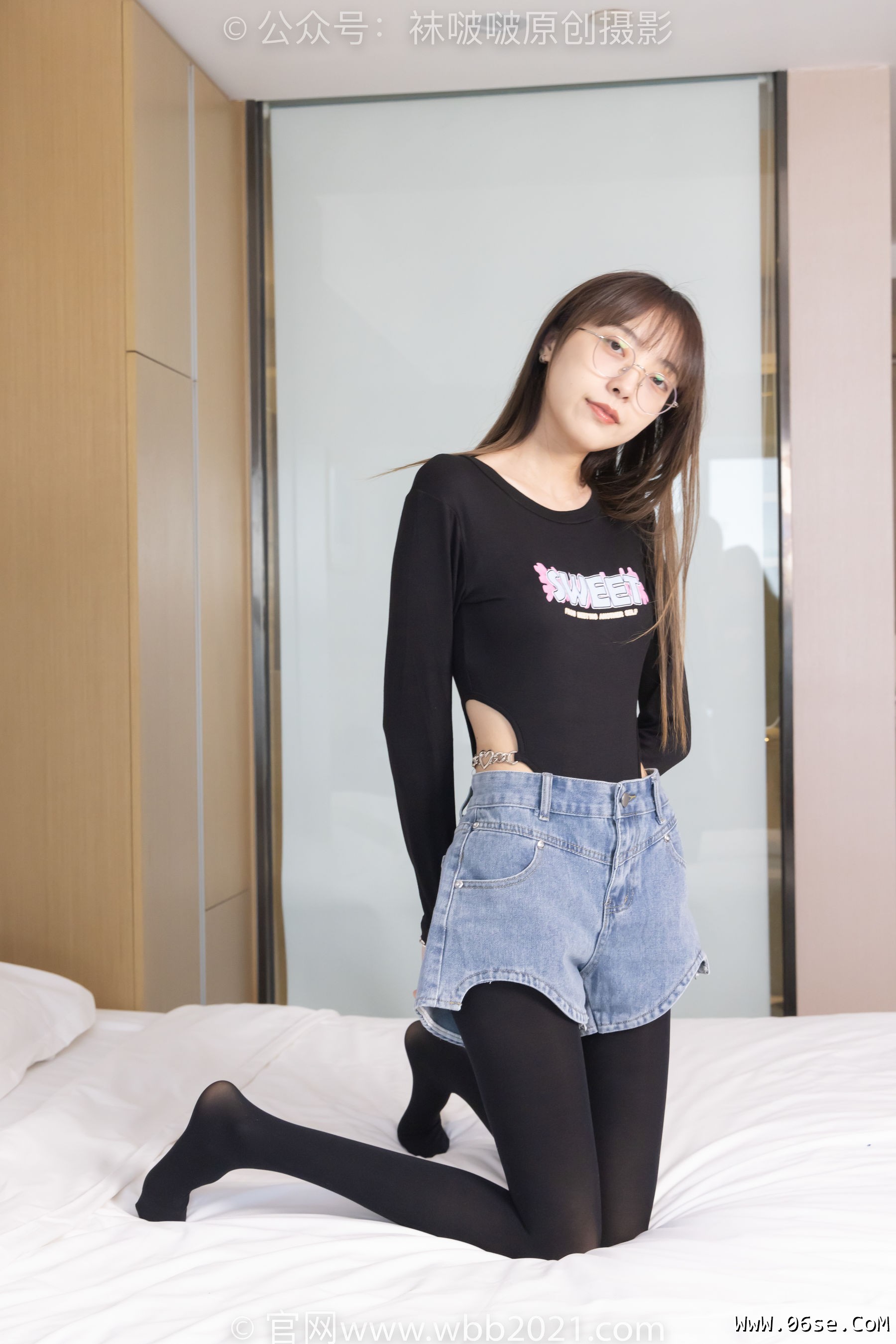 图片[103]-BoBoSocks袜啵啵 No.321 稚予 -高跟鞋、厚黑丝[150P]-六色网