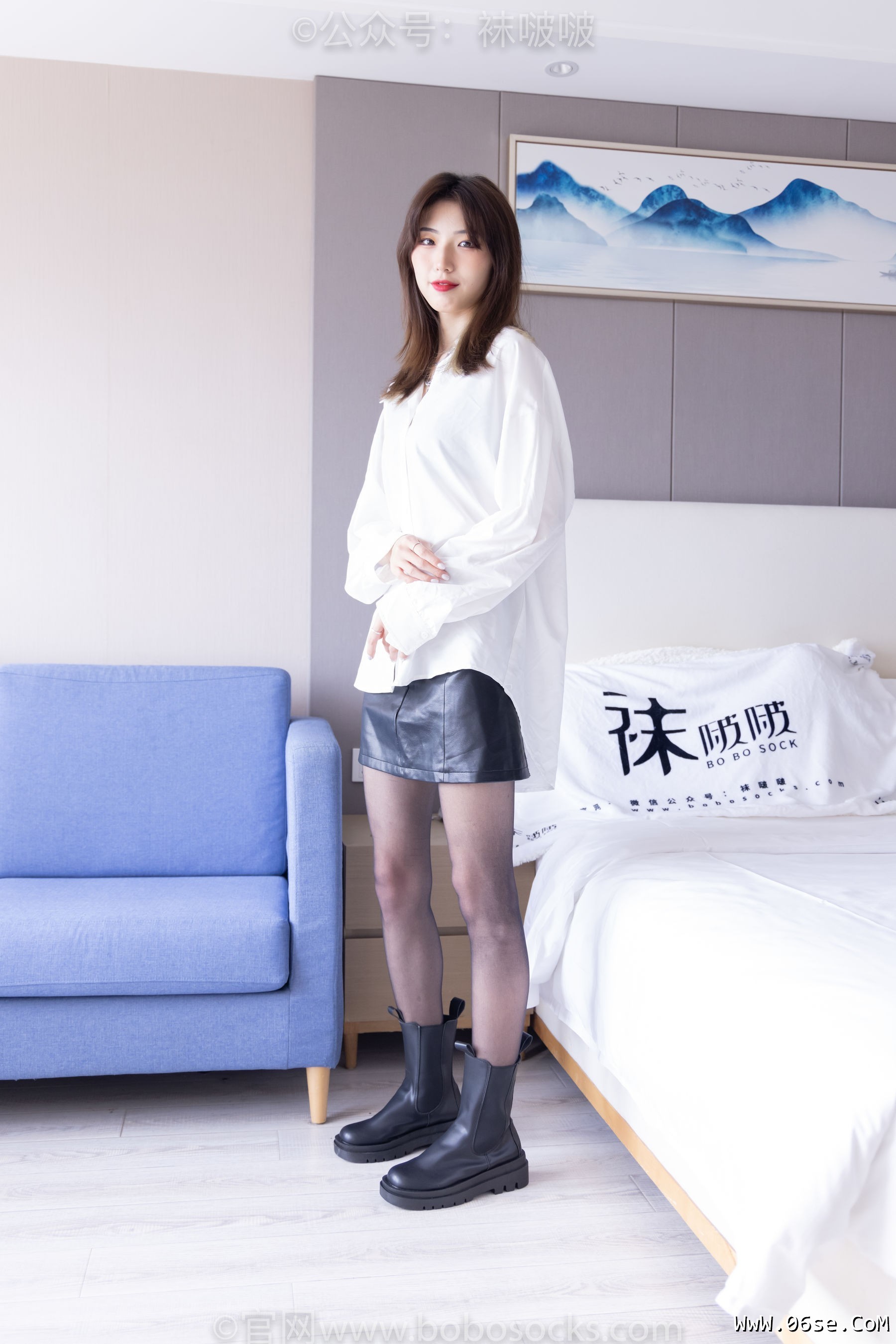 图片[7]-BoBoSocks袜啵啵 No.046 枫枫-短靴、黑丝[135P]-六色网