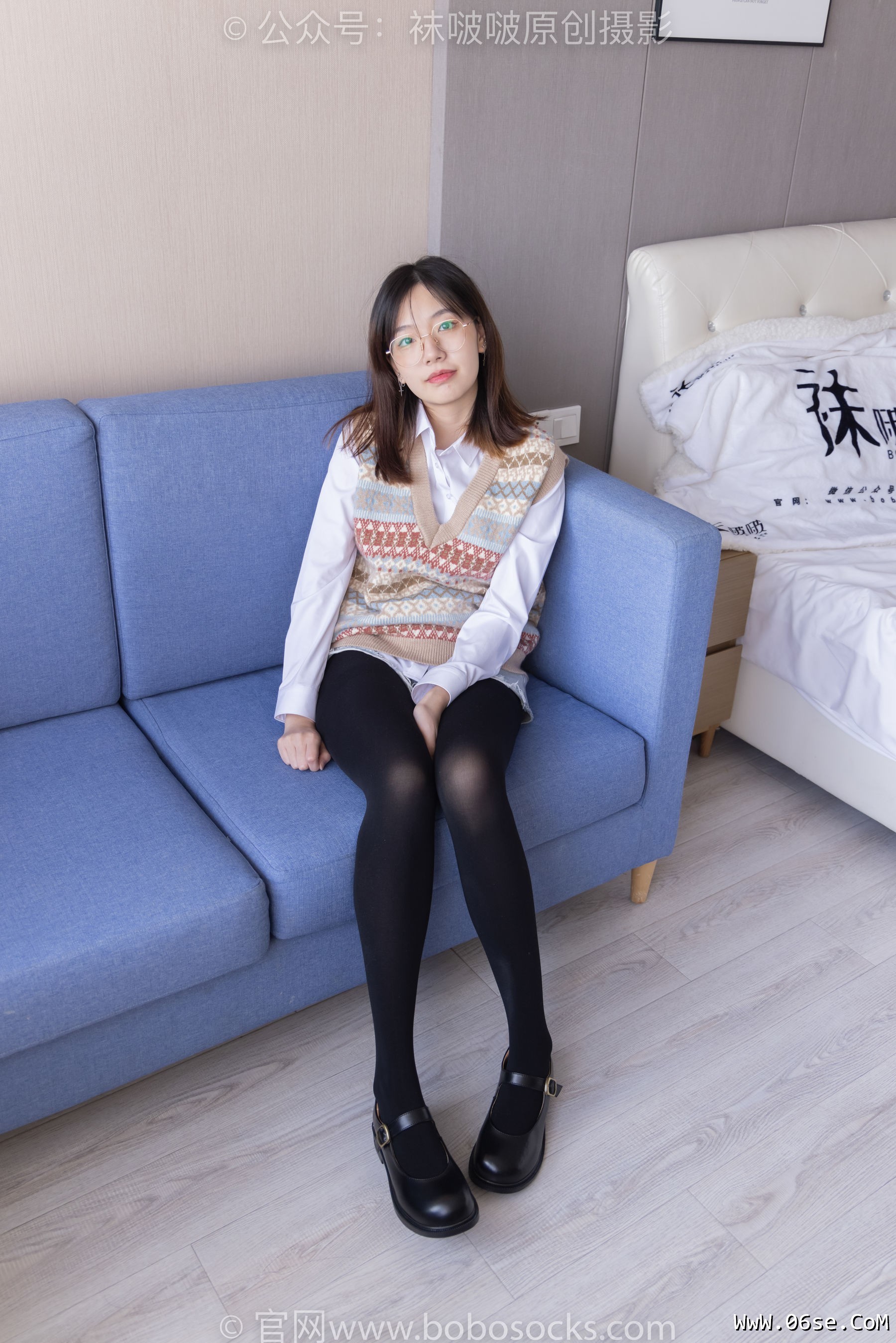 图片[60]-BoBoSocks袜啵啵 No.169 小甜豆-黑皮鞋、厚黑丝、厚肉丝[145P]-六色网