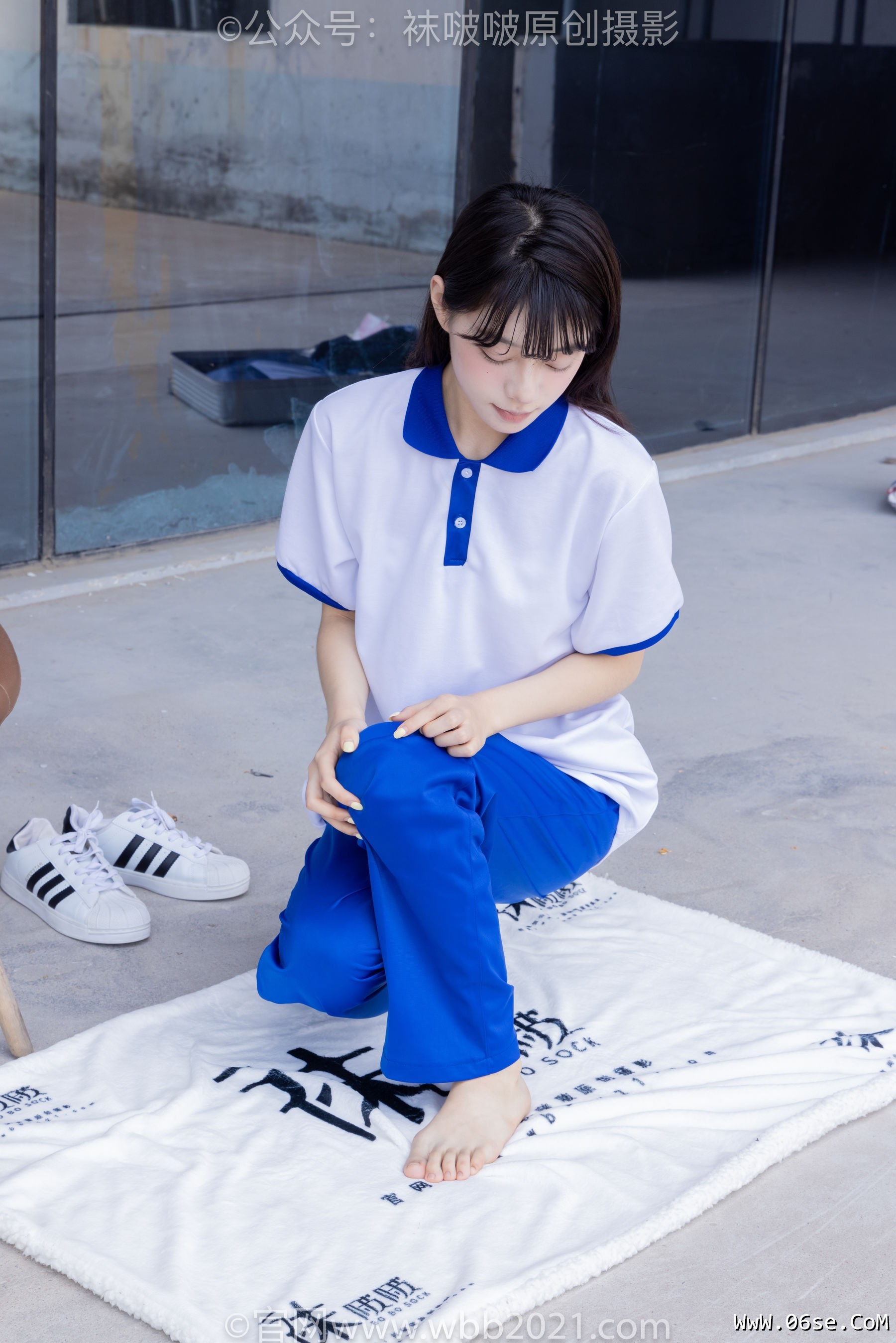 图片[23]-BoBoSocks袜啵啵 No.393 糯米 -板鞋、白棉袜、裸足、校服[150P]-六色网