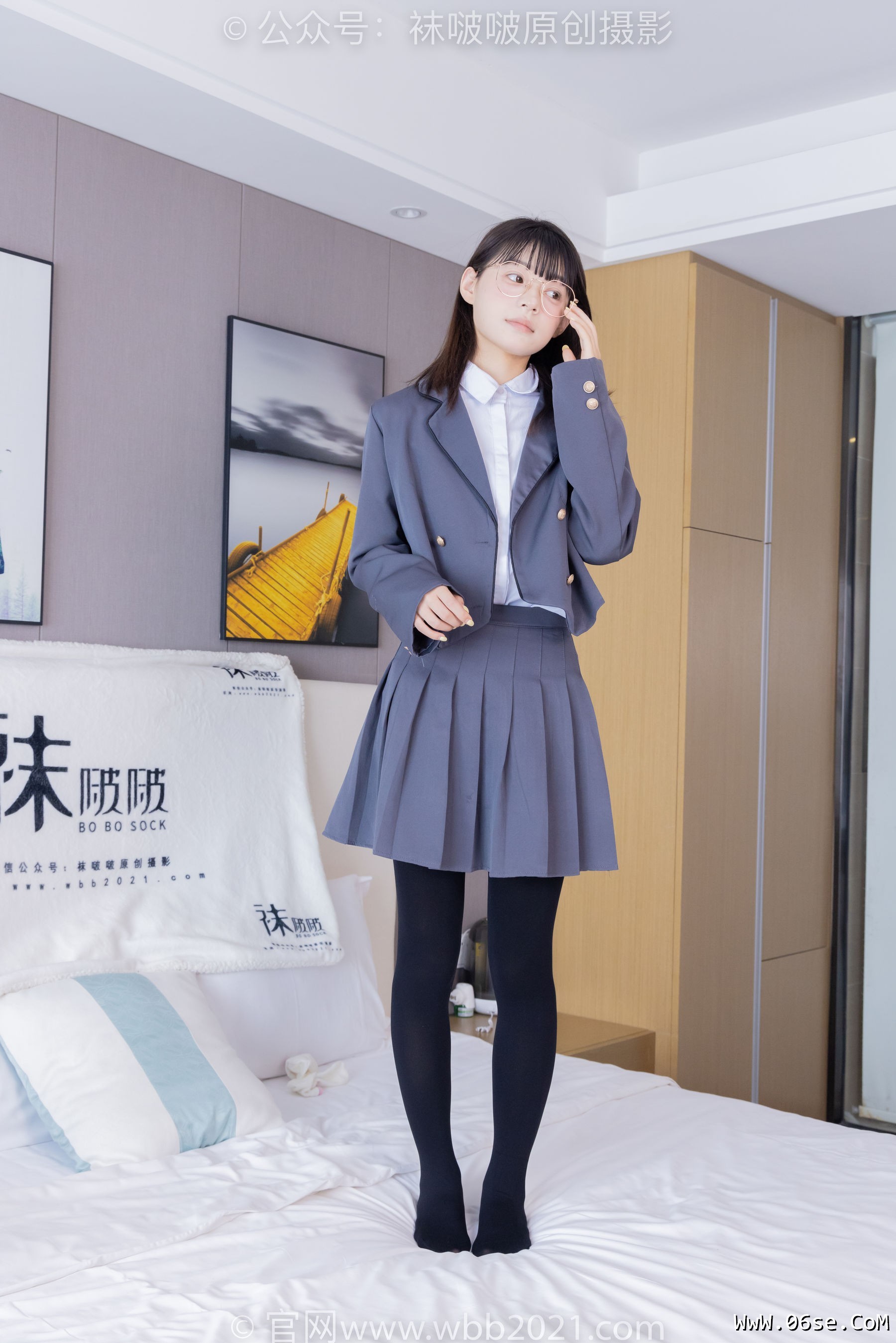 图片[89]-BoBoSocks袜啵啵 No.402 糯米 -皮鞋、厚黑丝、学院jk[140P]-六色网