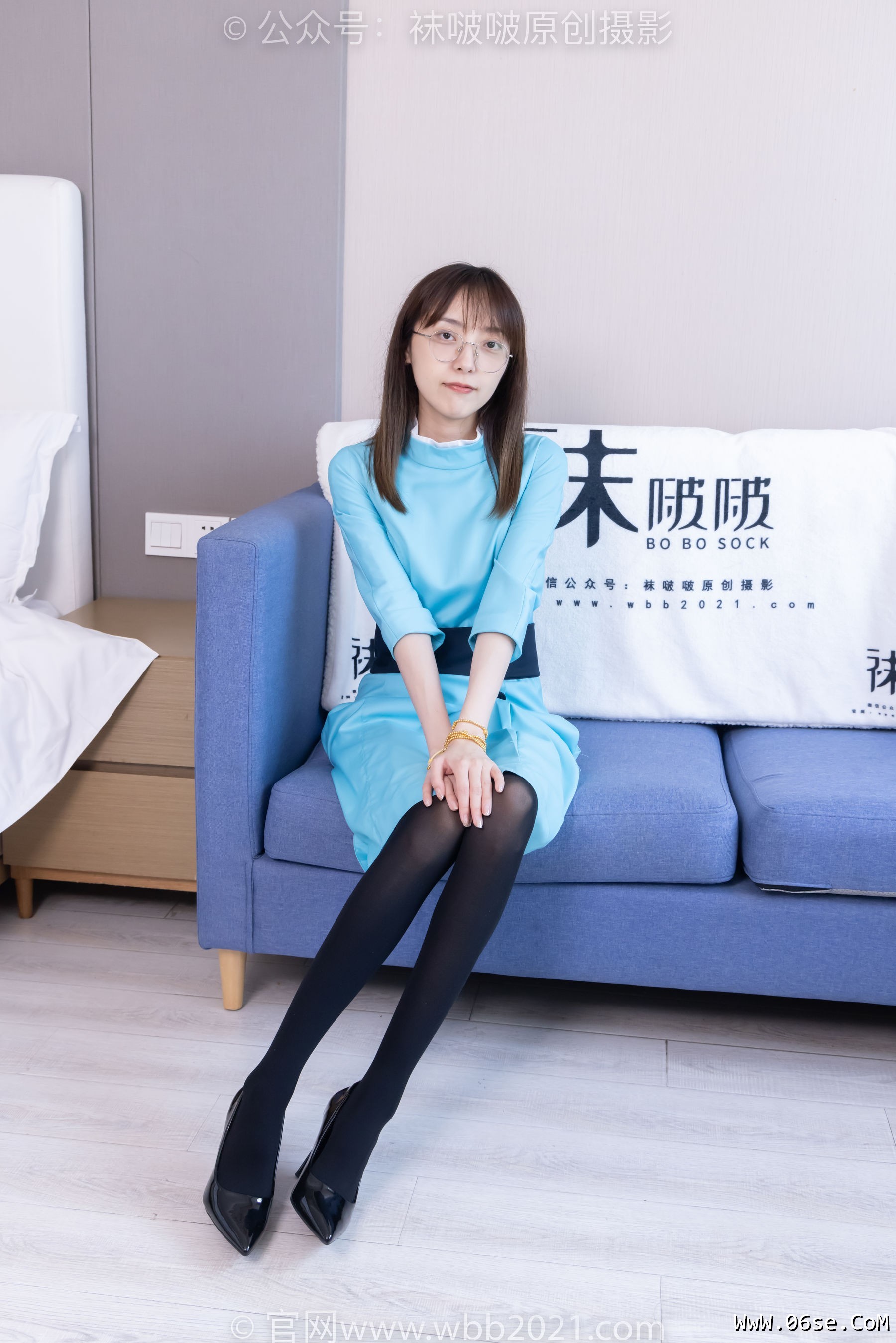 图片[120]-BoBoSocks袜啵啵 No.440 稚予 -高跟鞋、厚黑丝、空姐制服[200P]-六色网
