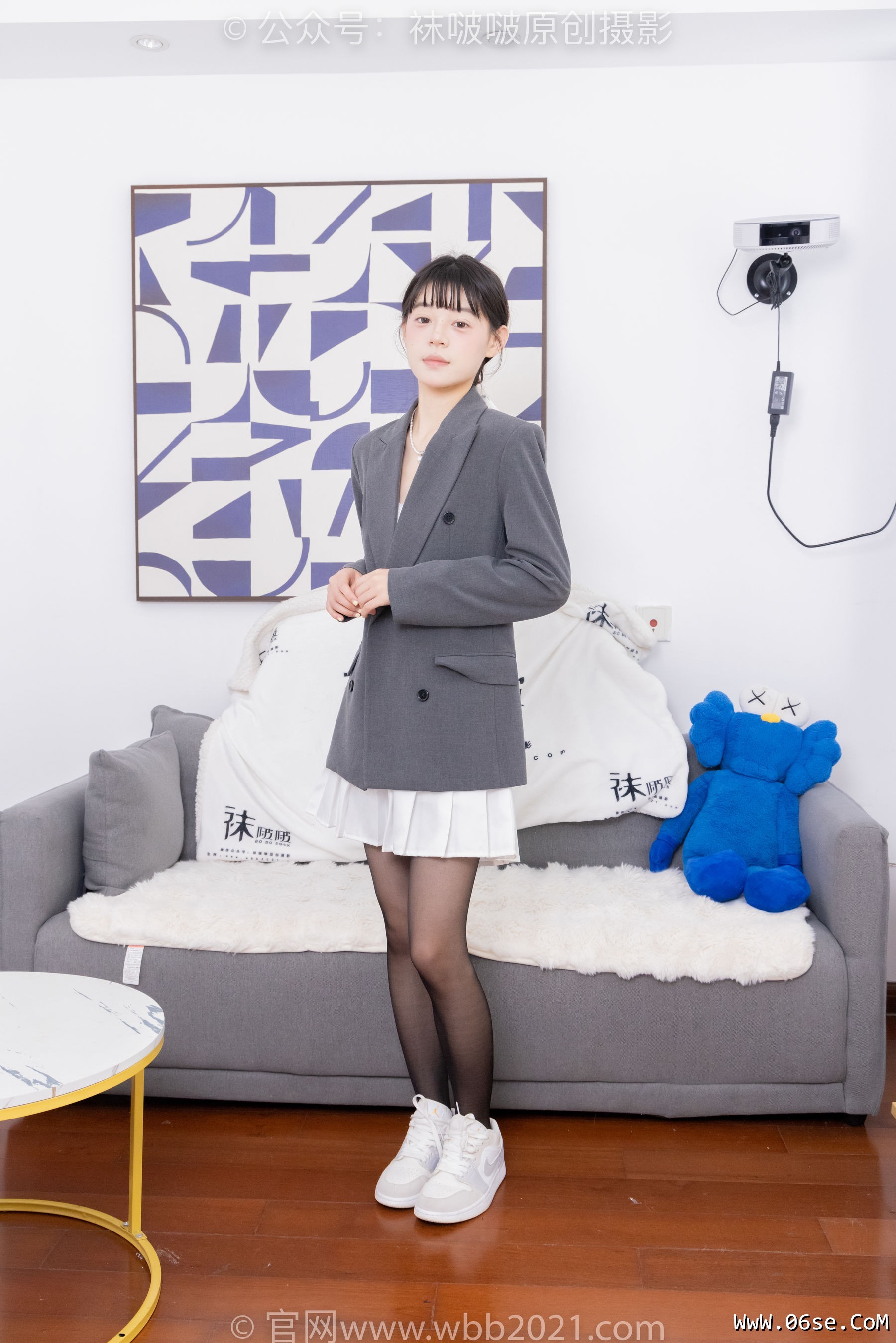 图片[58]-BoBoSocks袜啵啵 No.404 糯米 -板鞋、黑丝、ol风[145P]-六色网