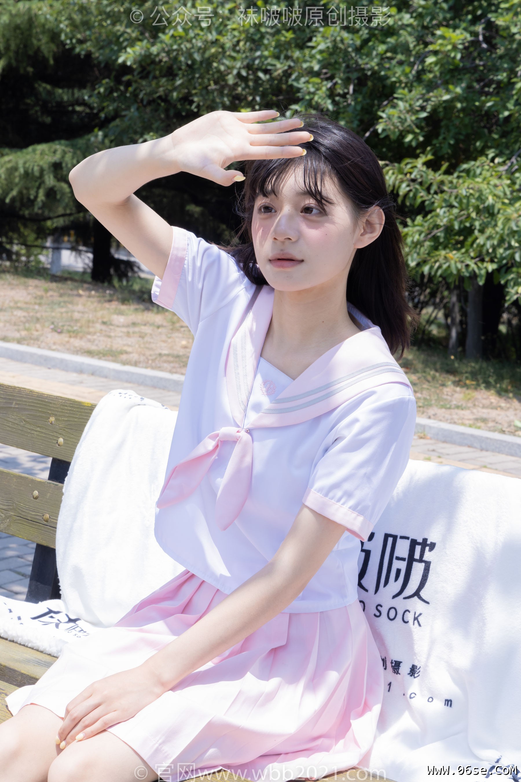 图片[76]-BoBoSocks袜啵啵 No.399 糯米 -皮鞋、白棉袜、jk制服[145P]-六色网