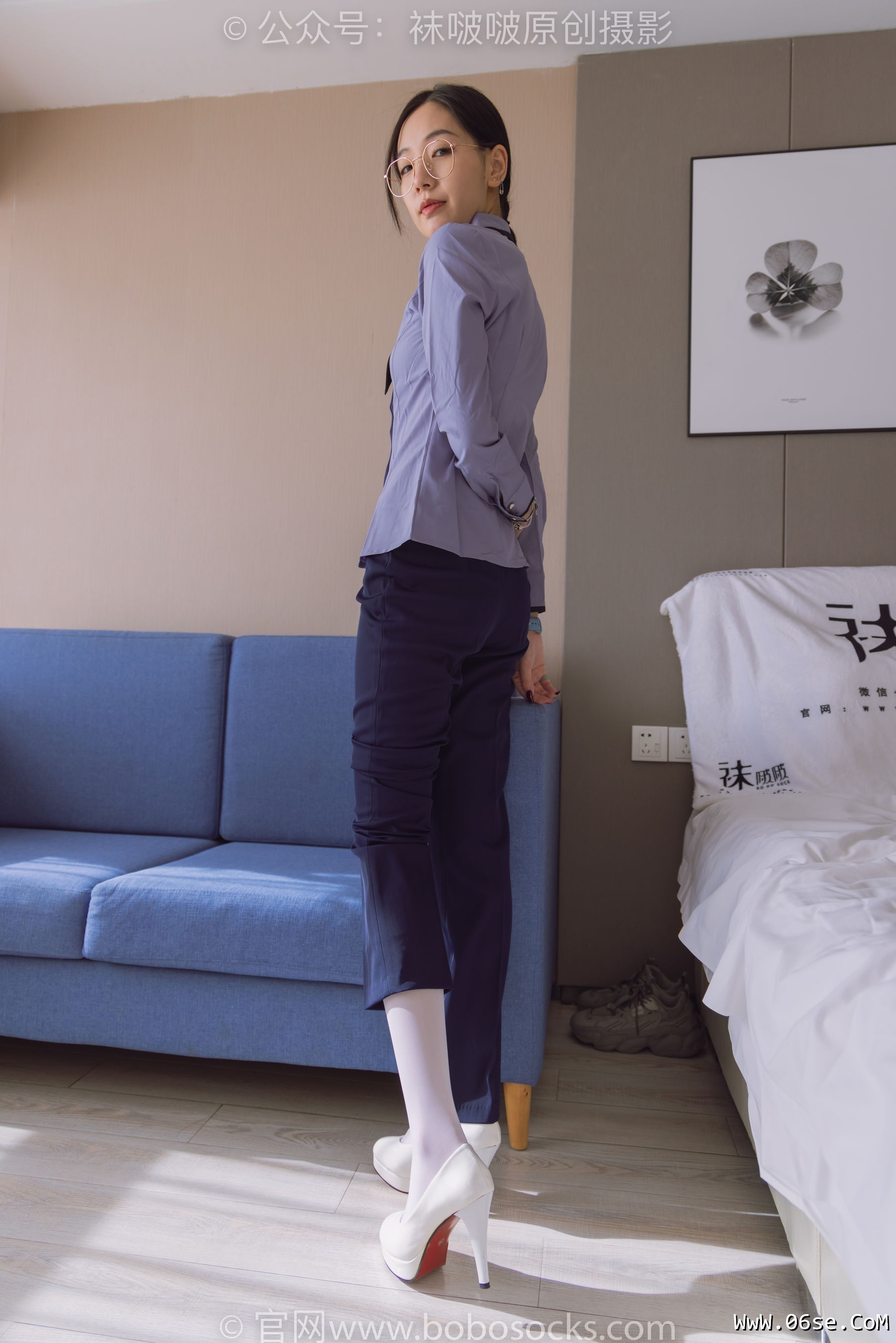 图片[69]-BoBoSocks袜啵啵 No.178 小甜豆-高跟鞋、厚白丝、ol风裤里丝[140P]-六色网