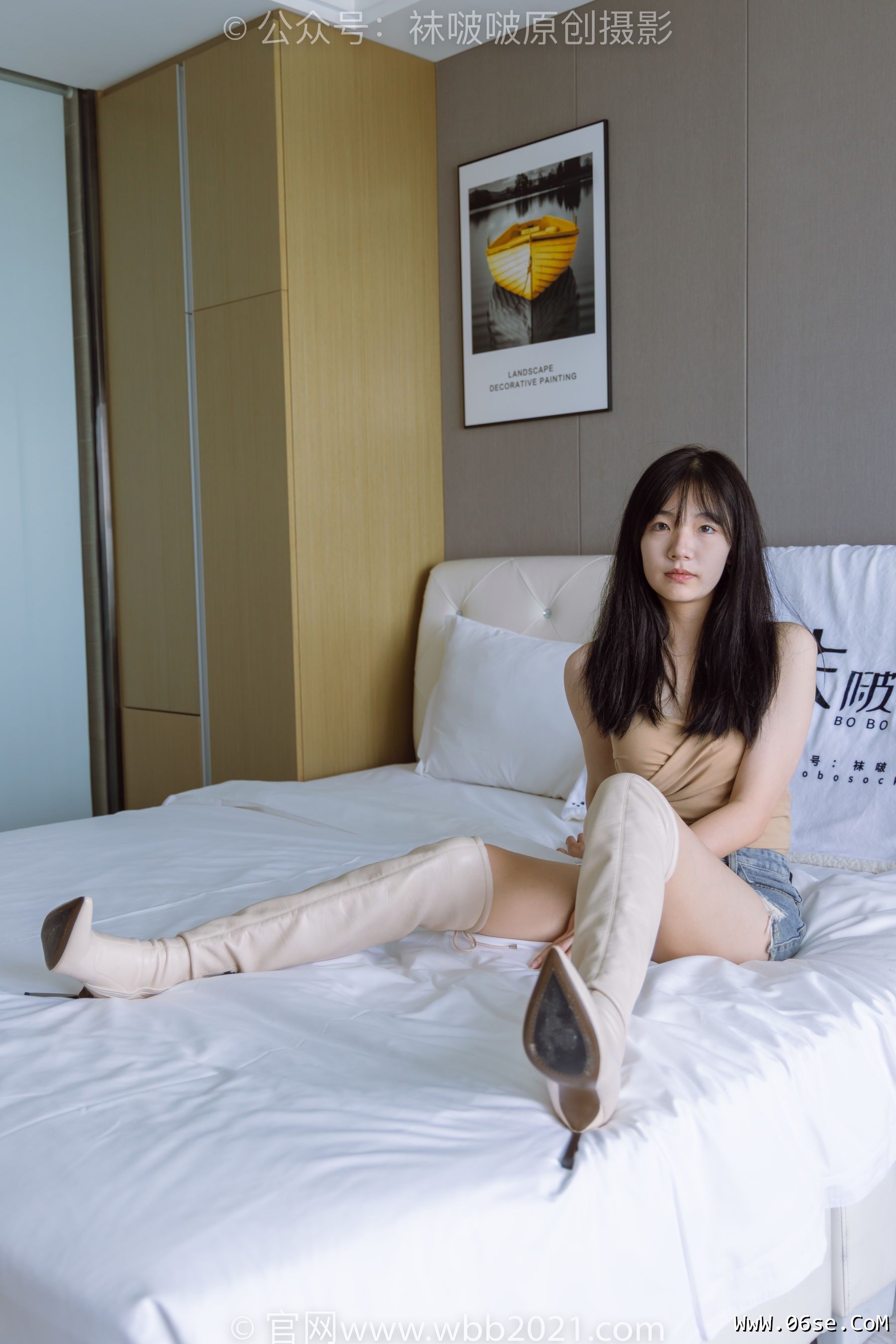 图片[154]-BoBoSocks袜啵啵 No.441 小甜豆 -高跟长靴、白棉袜、裸足[179P]-六色网