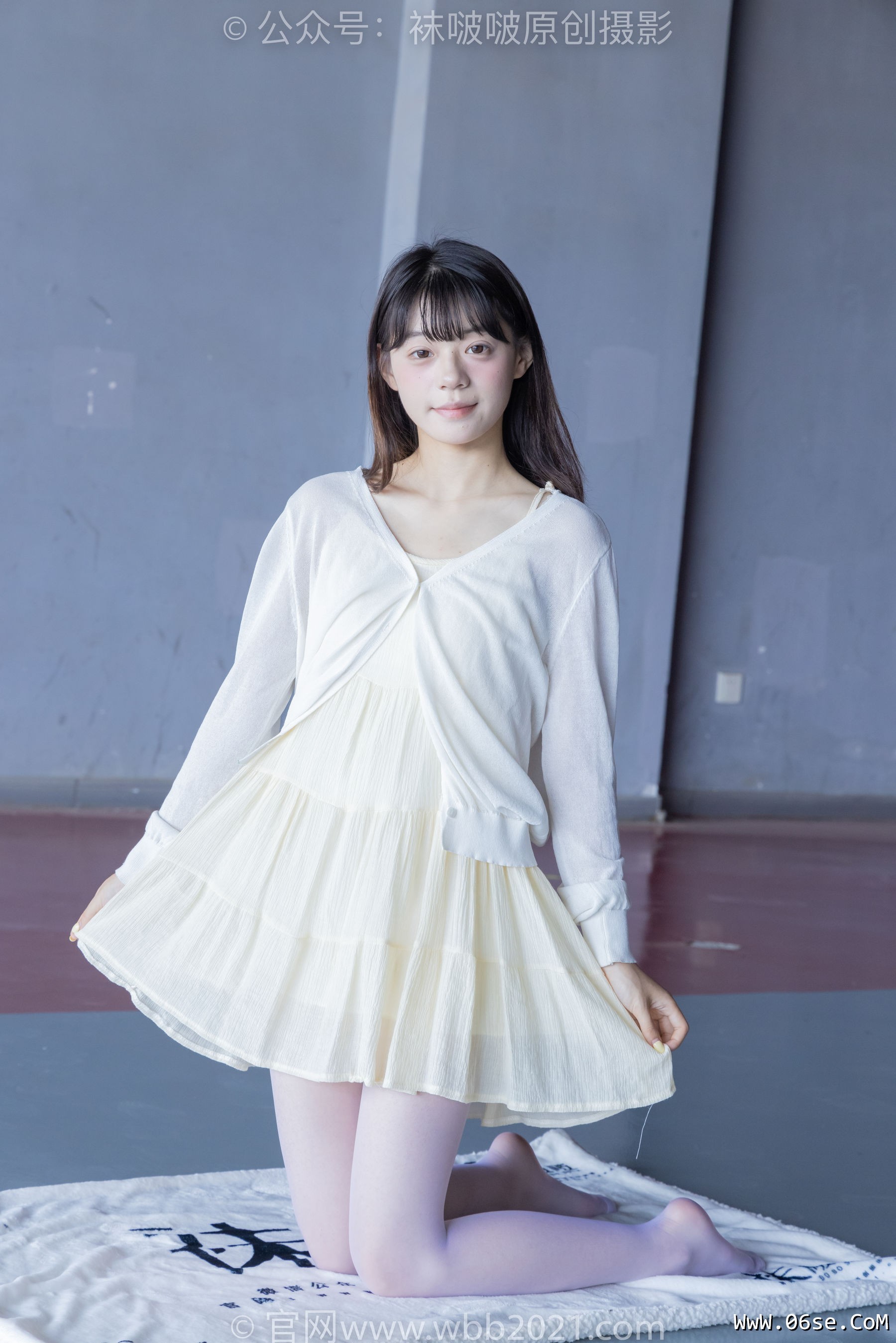 图片[7]-BoBoSocks袜啵啵 No.395 糯米 -板鞋、白丝[145P]-六色网