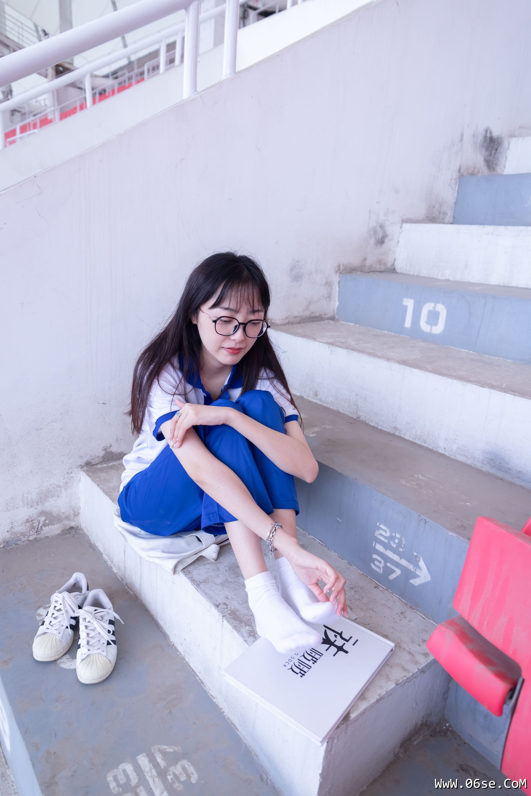 图片[75]-BoBoSocks袜啵啵 No.002 稚予-校服、贝壳头、白棉袜、裸足[139P]-六色网