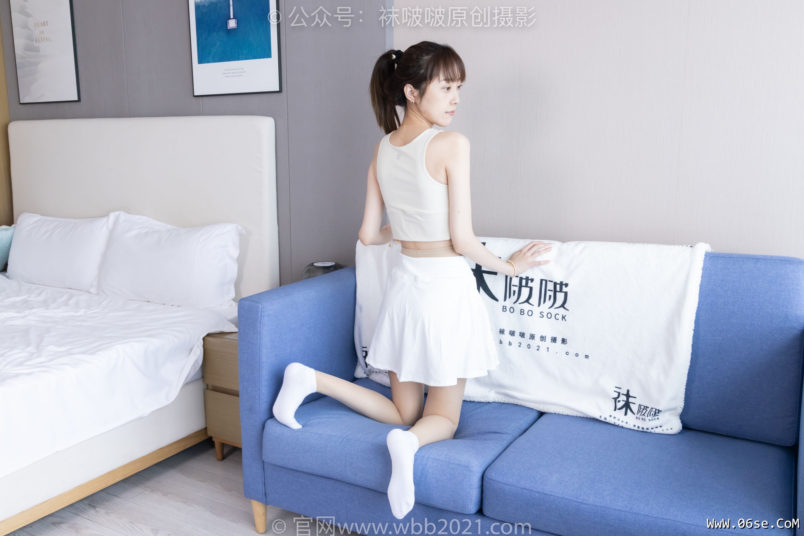 图片[81]-BoBoSocks袜啵啵 No.424 稚予 -运动鞋、白棉袜、肉丝、腰丝[140P]-六色网