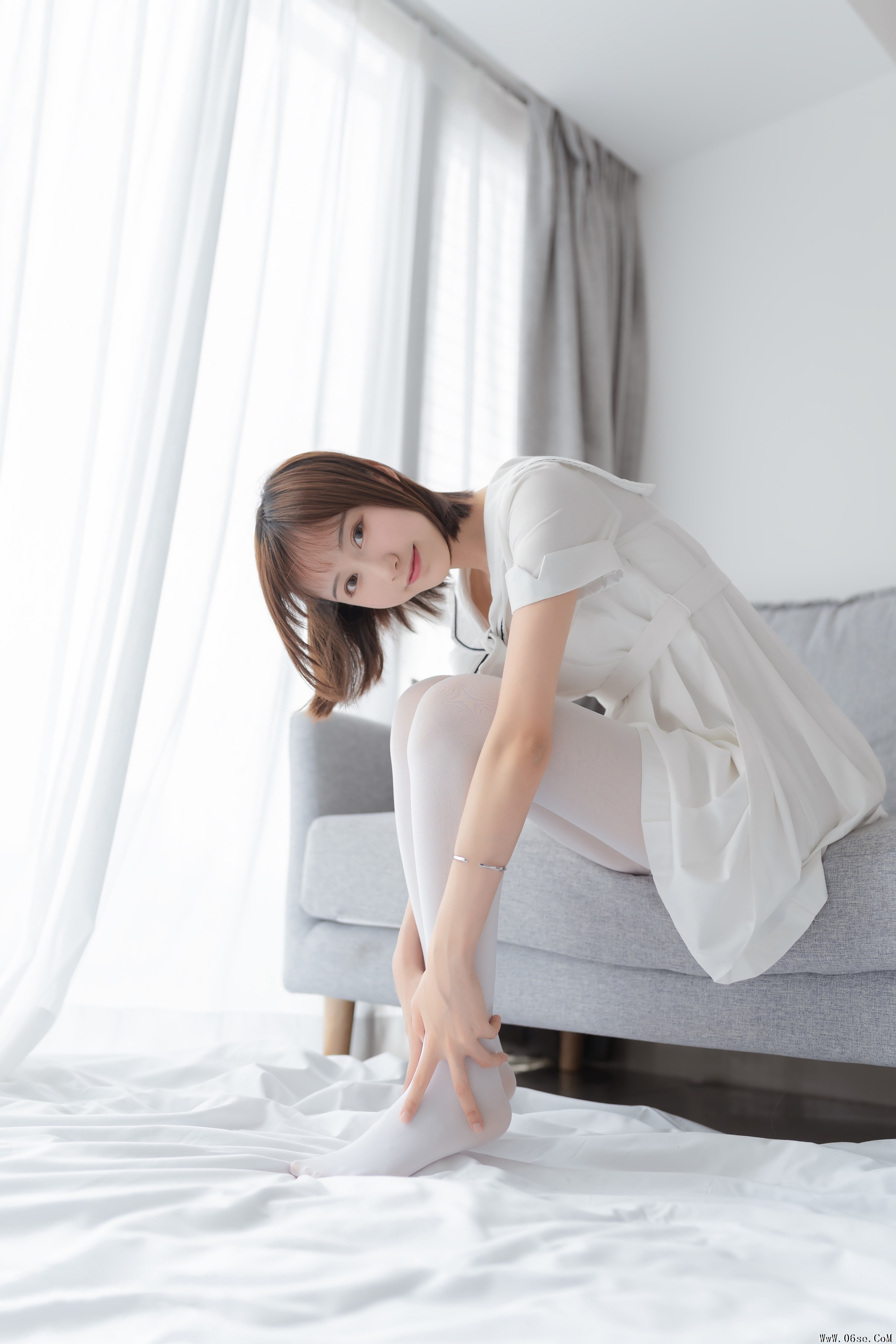 图片[36]-喵糖映画 VOL.271 纯色白裙 [39P-112MB]-六色网