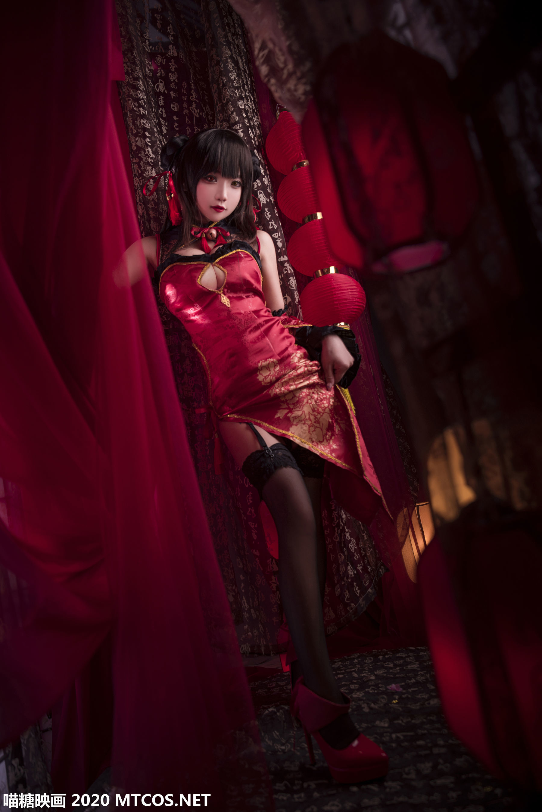 图片[18]-[喵糖映画] HML.006 狂三旗袍 [22P]-六色网