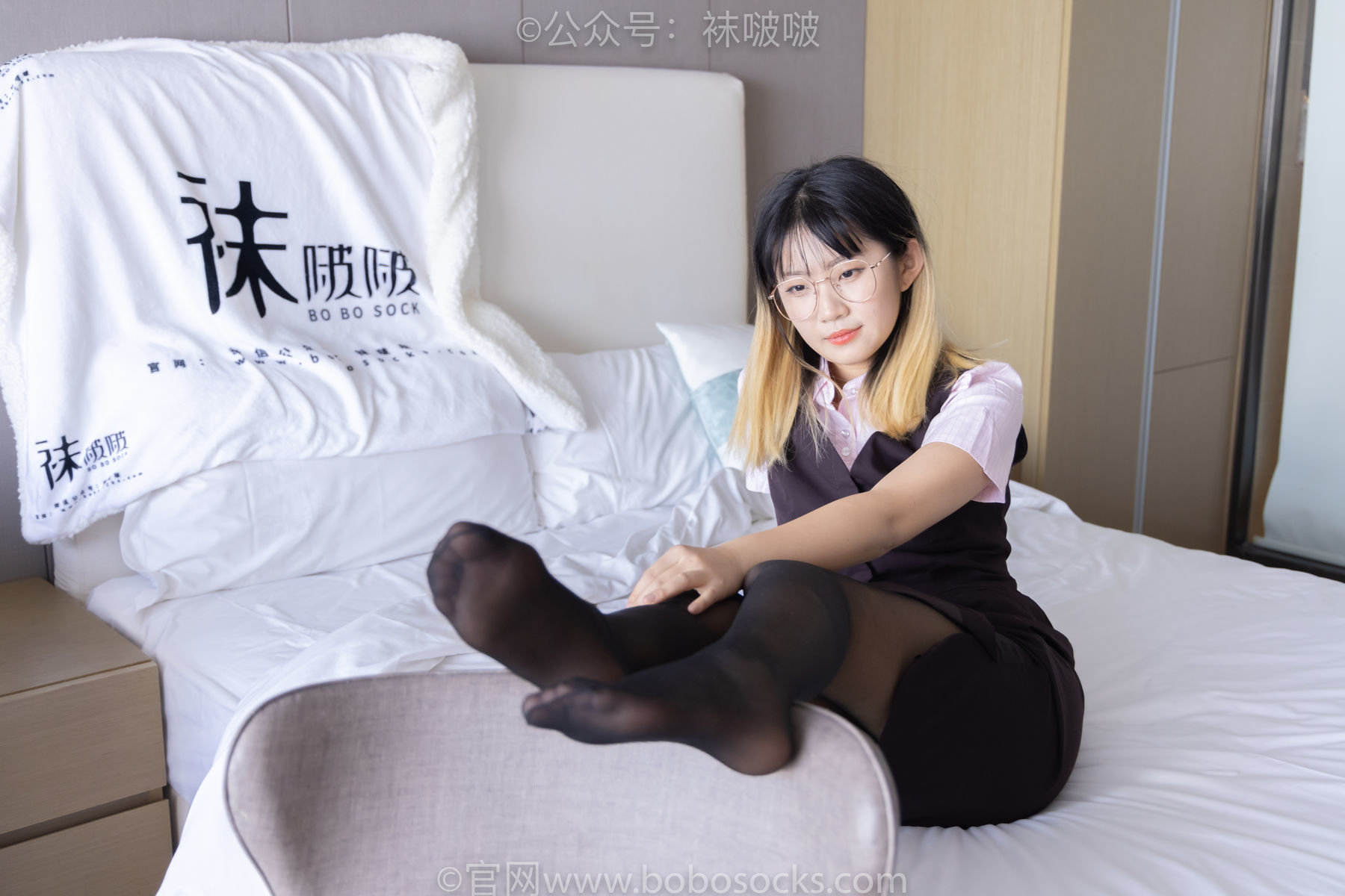 图片[86]-BoBoSocks袜啵啵 No.065 砂糖-招行制服、高跟鞋、黑丝[140P]-六色网