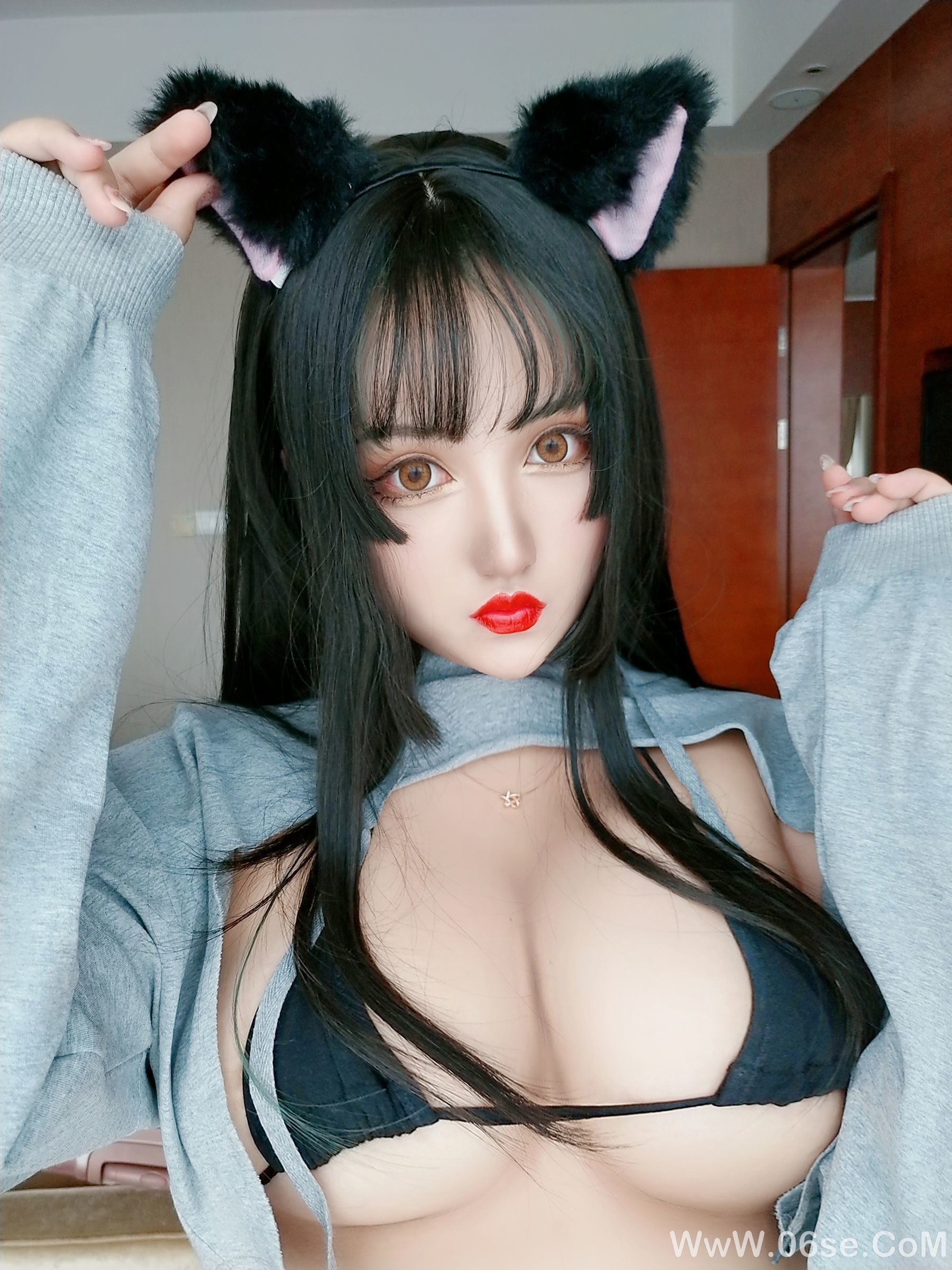 图片[37]-夏鸽鸽不想起床 猫耳[49P]-六色网