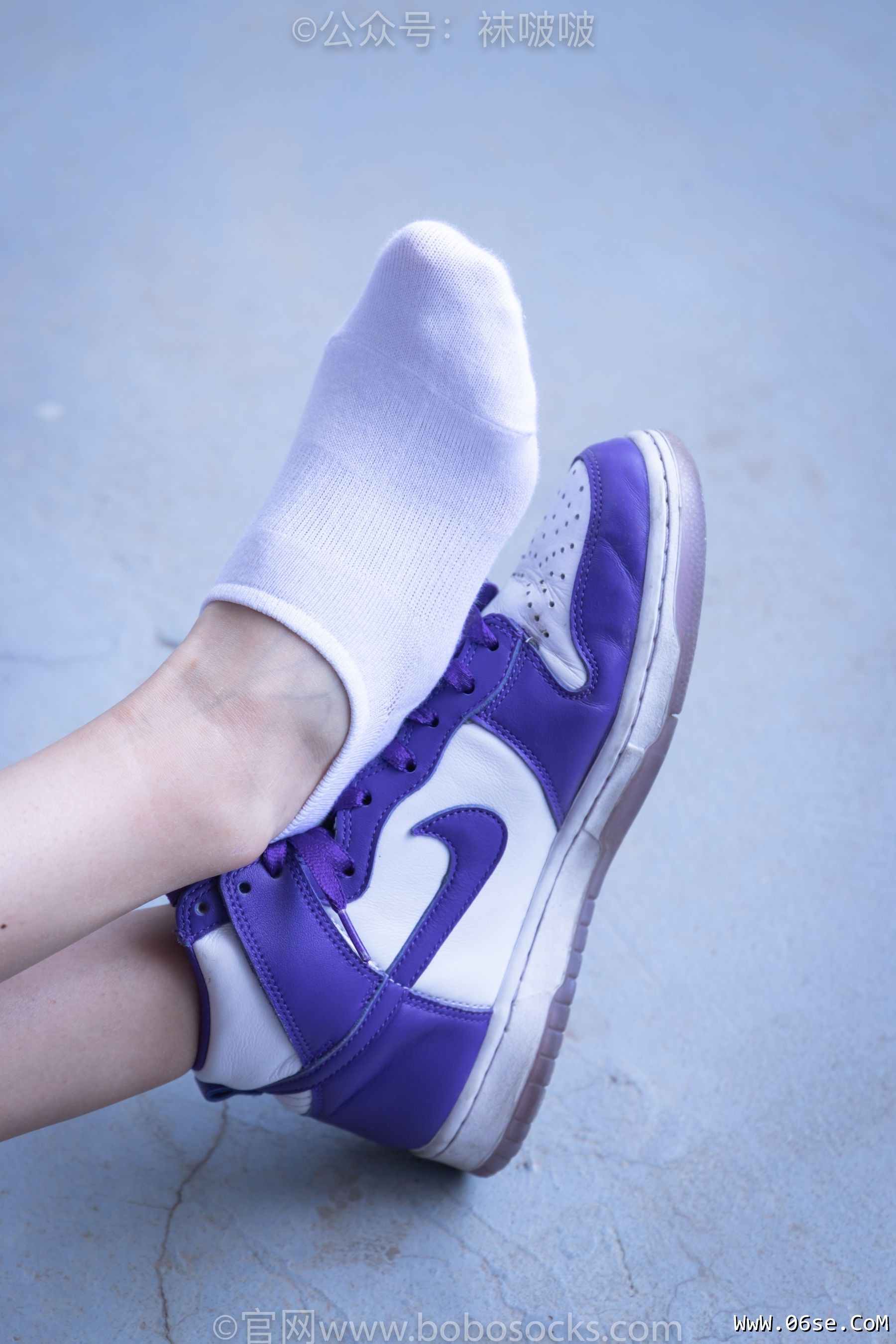图片[37]-BoBoSocks袜啵啵 积分限定作品002 泡芙- AJ、白色棉质船袜、裸足[135P]-六色网