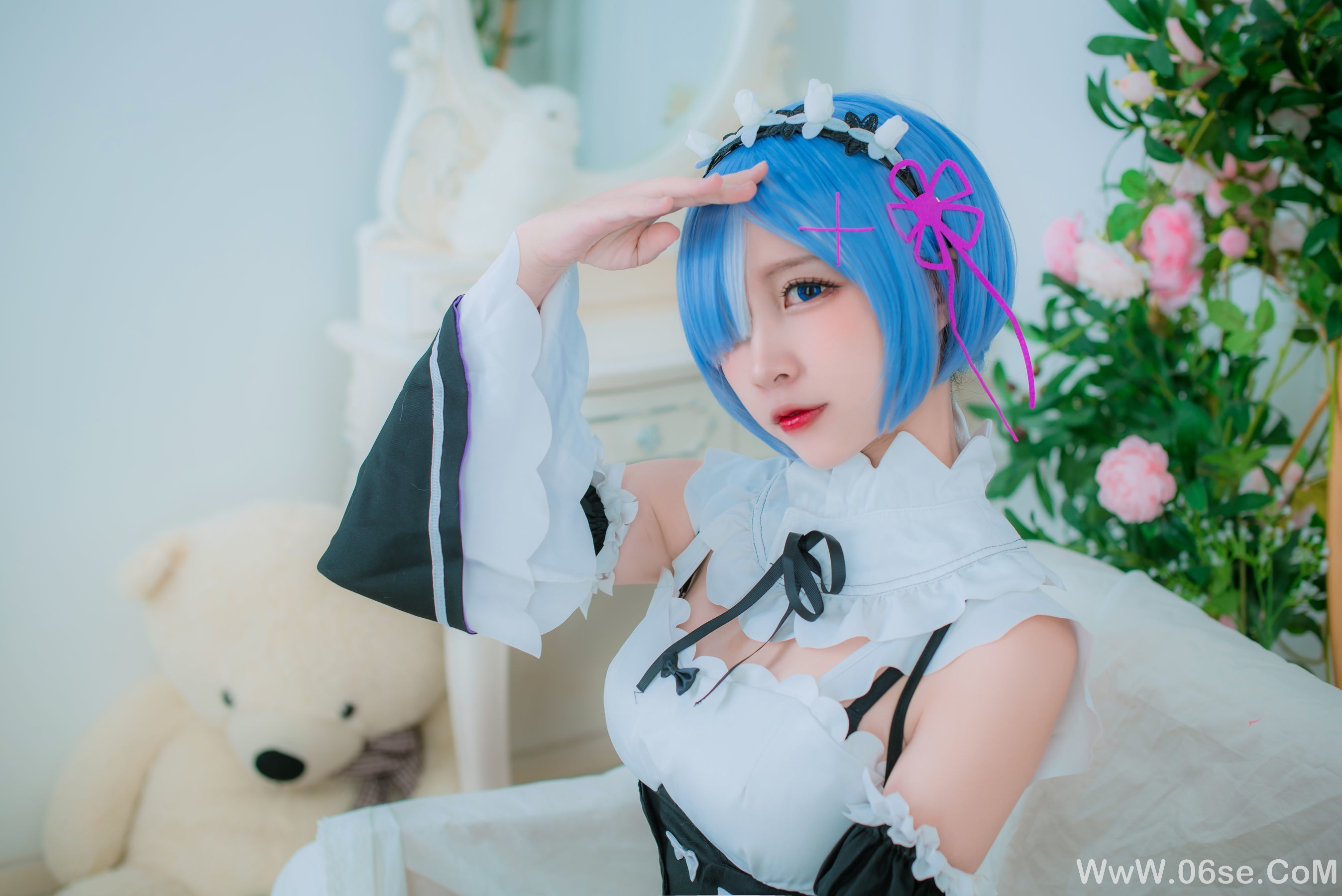 图片[11]-人气Coser二佐Nisa 蕾姆女仆[33P]-六色网