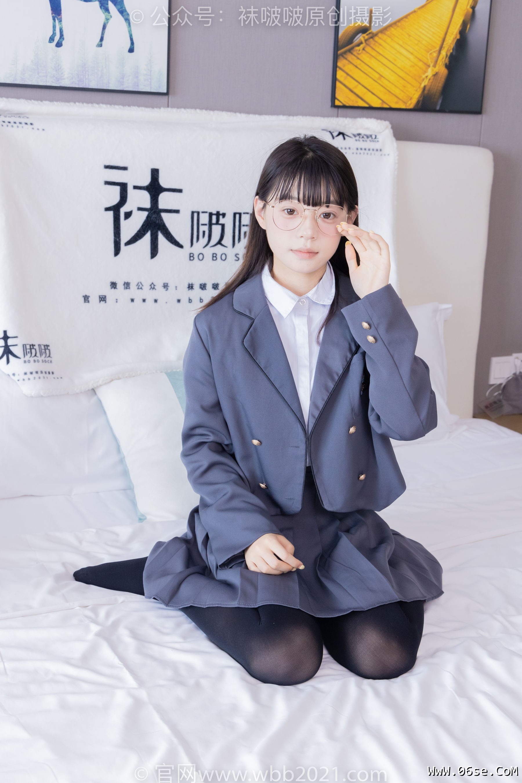 图片[121]-BoBoSocks袜啵啵 No.402 糯米 -皮鞋、厚黑丝、学院jk[140P]-六色网