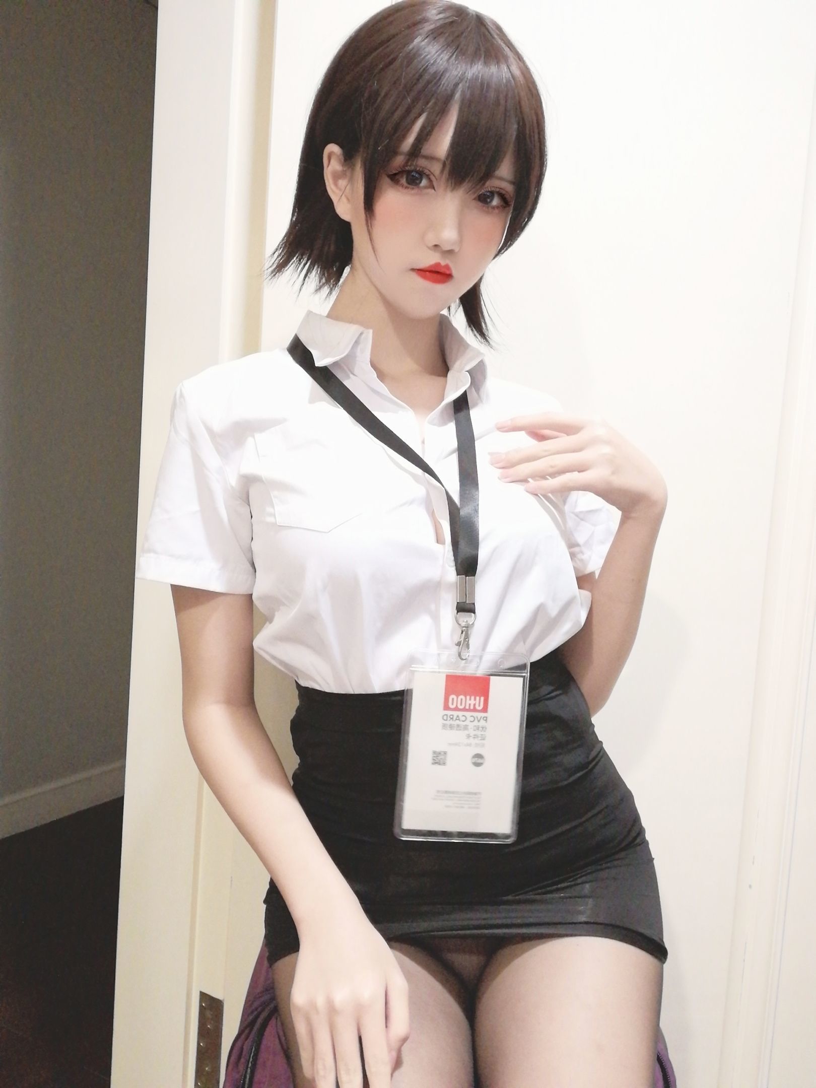 鬼马少女阿薰kaOri 黑丝OL[39P]-六色网