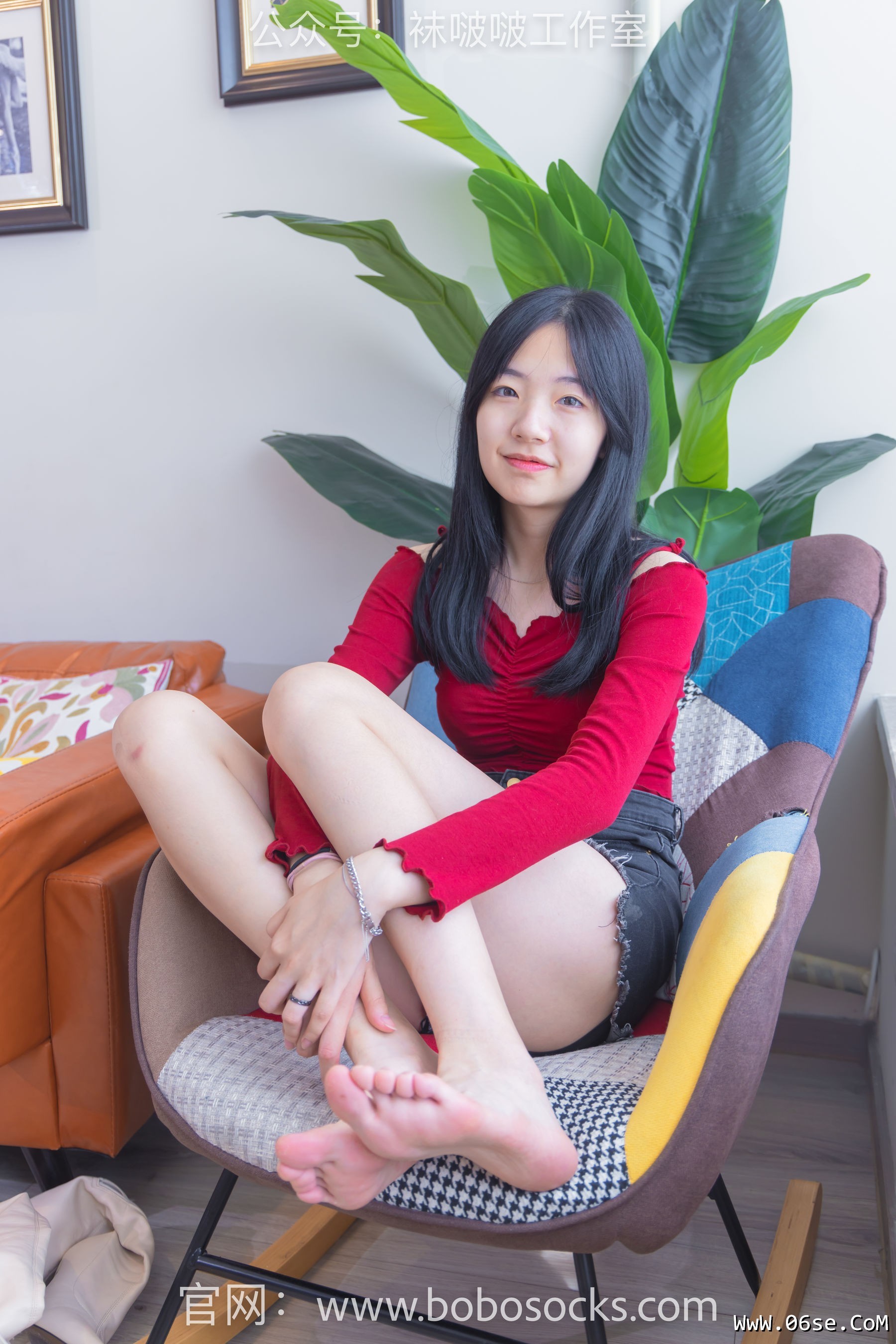 图片[56]-BoBoSocks袜啵啵 No.120 小甜豆-高跟长靴、白棉袜、裸足[170P]-六色网
