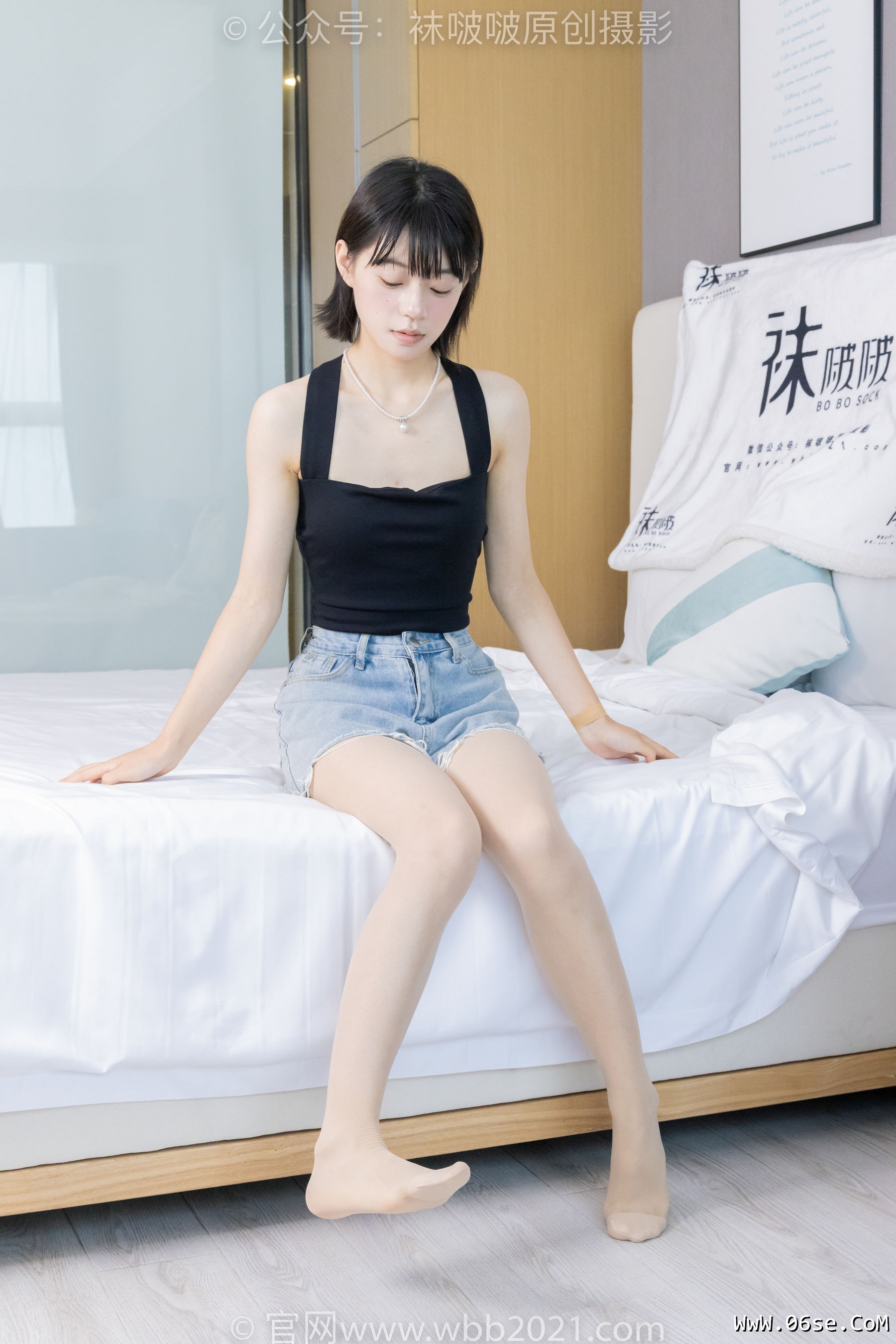 图片[40]-BoBoSocks袜啵啵 No.422 糯米 -长靴、白棉袜、肉丝[140P]-六色网