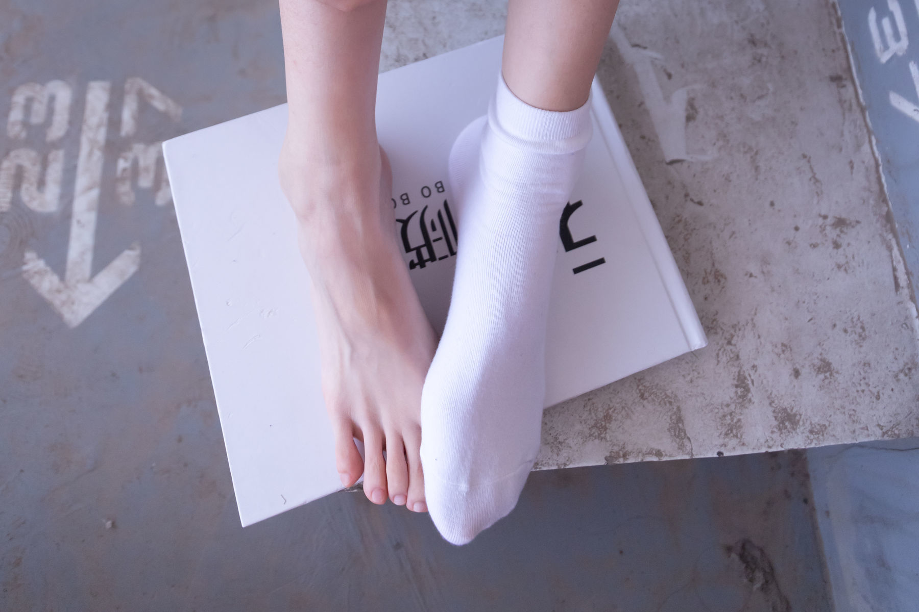 图片[102]-BoBoSocks袜啵啵 No.002 稚予-校服、贝壳头、白棉袜、裸足[139P]-六色网