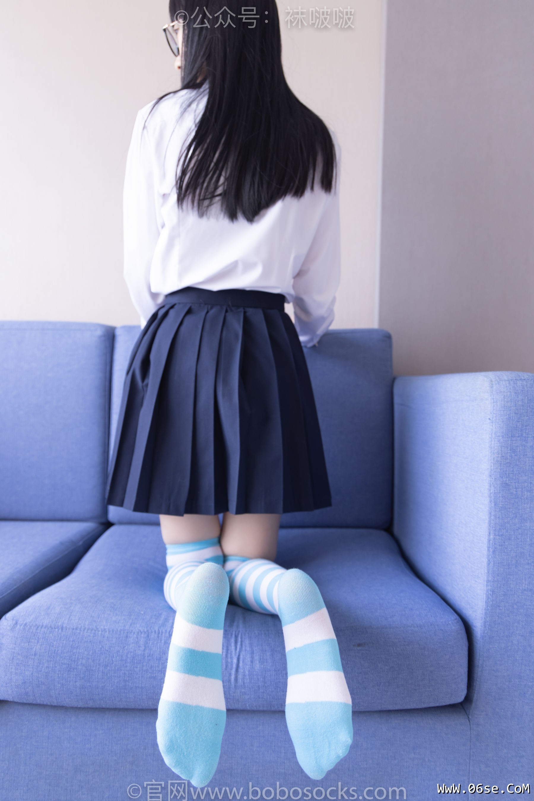 图片[107]-BoBoSocks袜啵啵 No.070 稚予-皮鞋、拖鞋、过膝袜、白棉袜[148P]-六色网