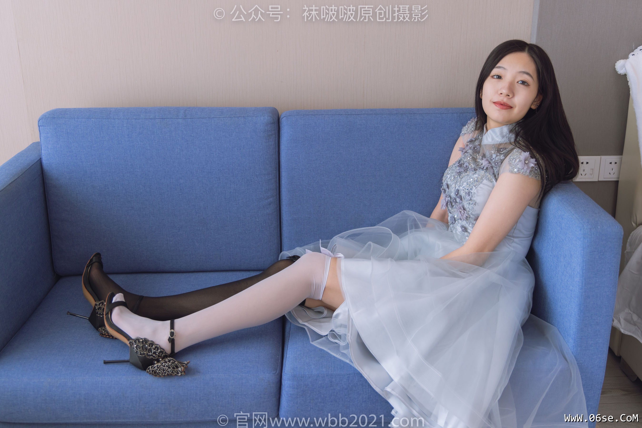 图片[78]-BoBoSocks袜啵啵 No.356 小甜豆 -高跟鞋、黑白丝大腿袜[150P]-六色网