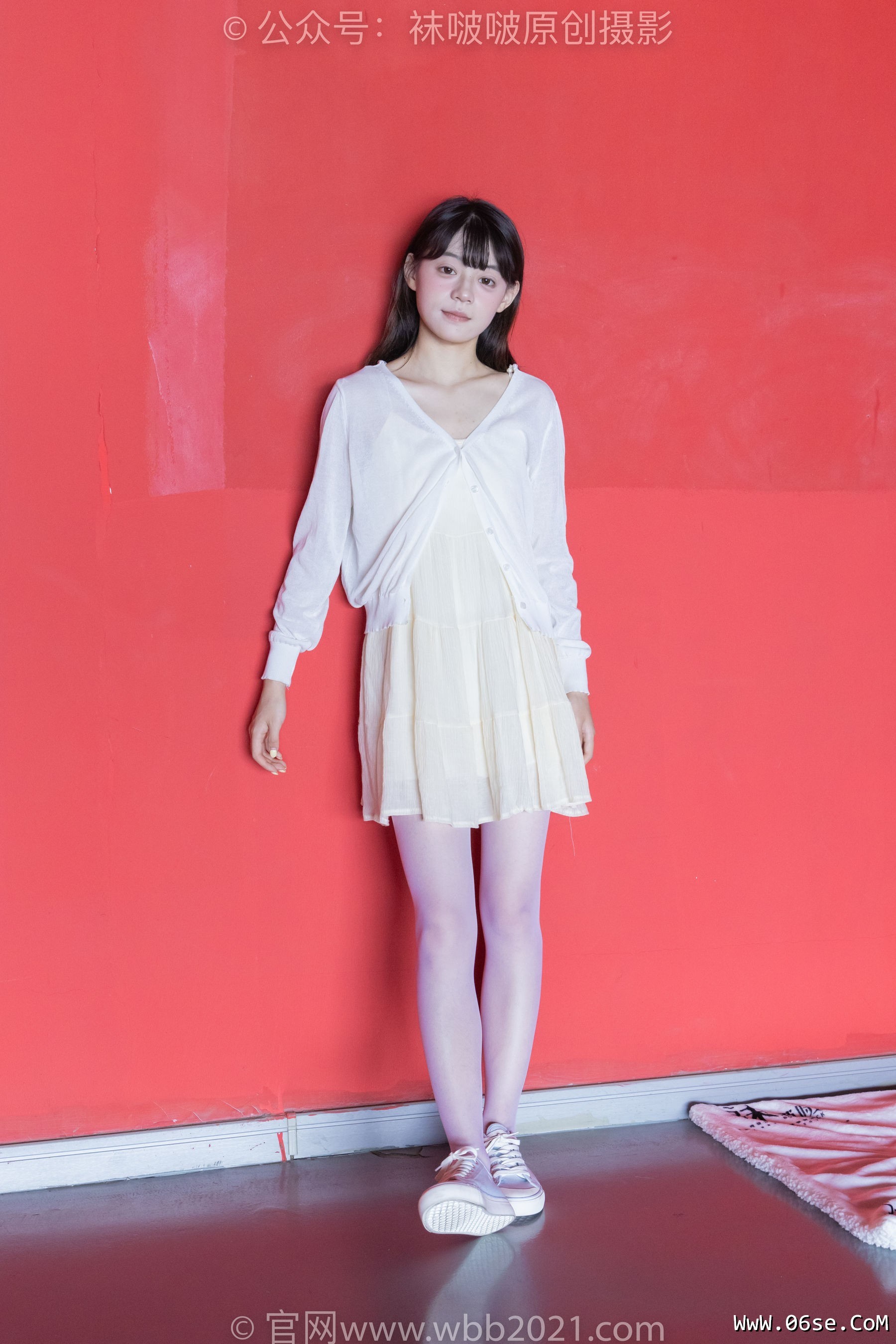 图片[113]-BoBoSocks袜啵啵 No.395 糯米 -板鞋、白丝[145P]-六色网