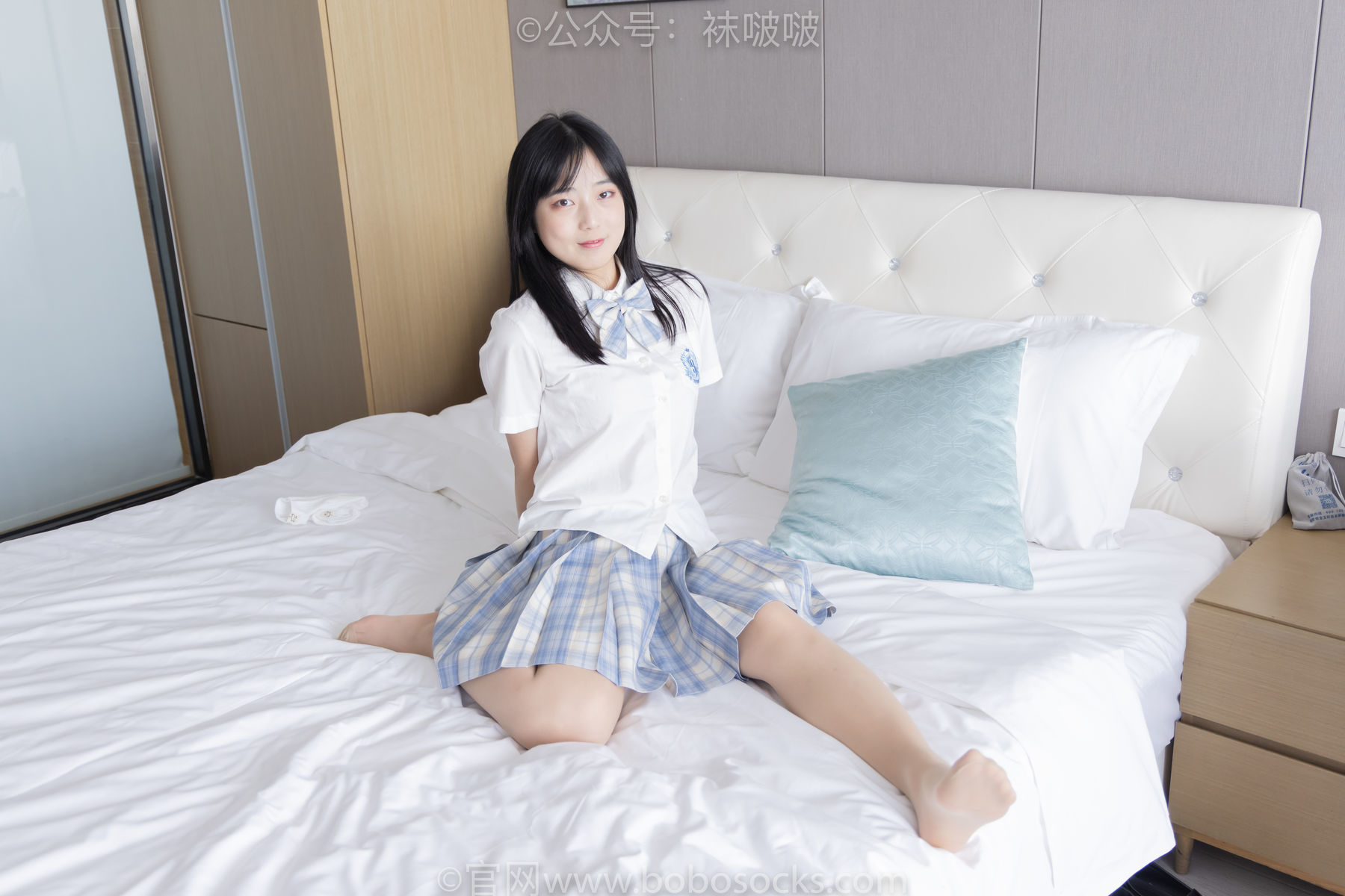 图片[130]-BoBoSocks袜啵啵 No.068 菠萝-JK制服、皮鞋、短白棉袜、肉丝[138P]-六色网