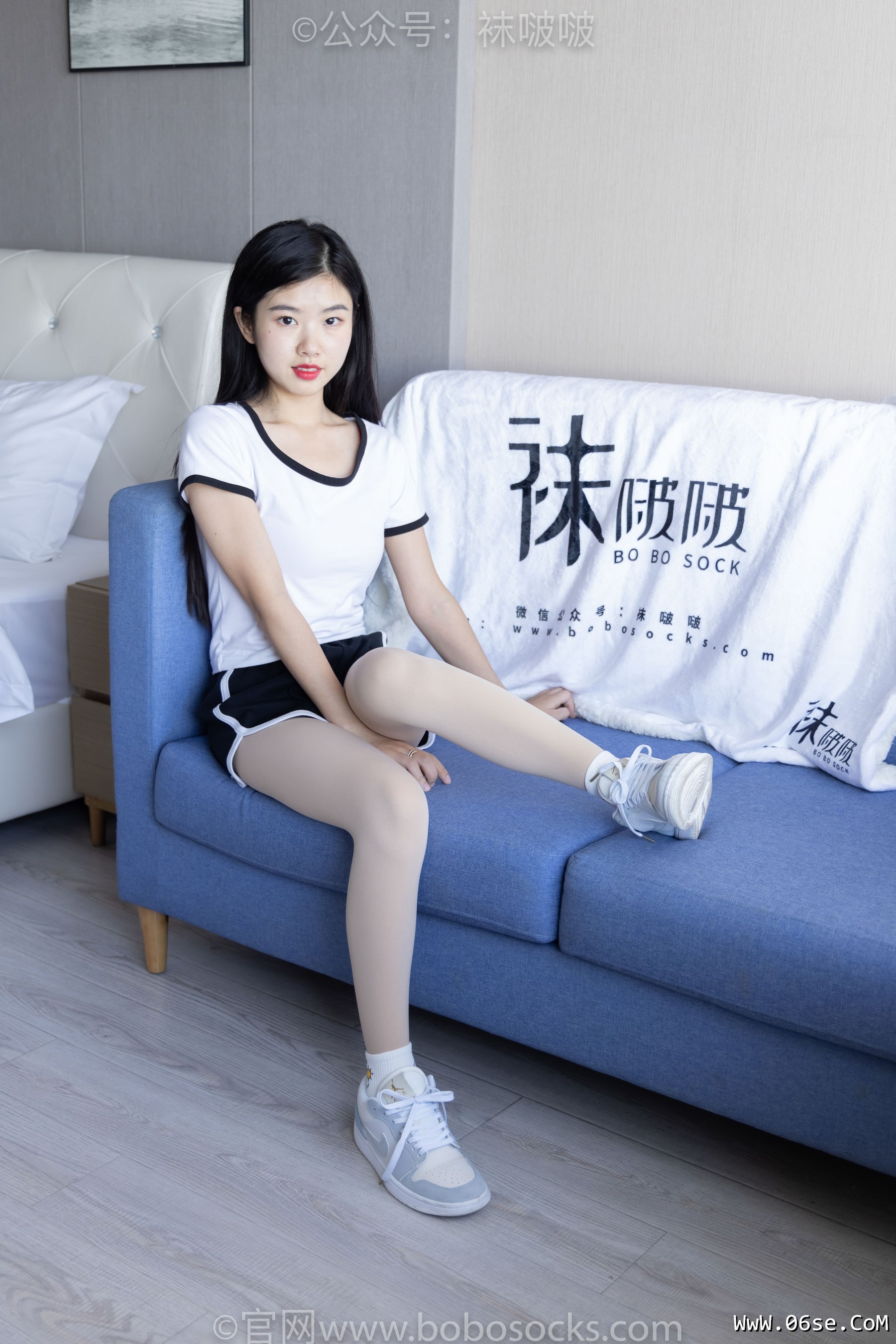 图片[4]-BoBoSocks袜啵啵 No.031 小奶熊-AJ板鞋、白棉袜、厚肉丝[148P]-六色网