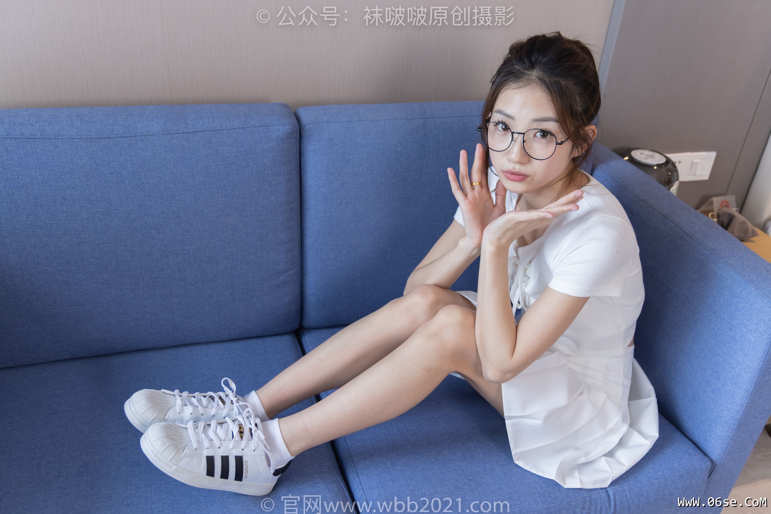 图片[98]-BoBoSocks袜啵啵 No.258 小沫 -贝壳头板鞋、白棉袜[148P]-六色网