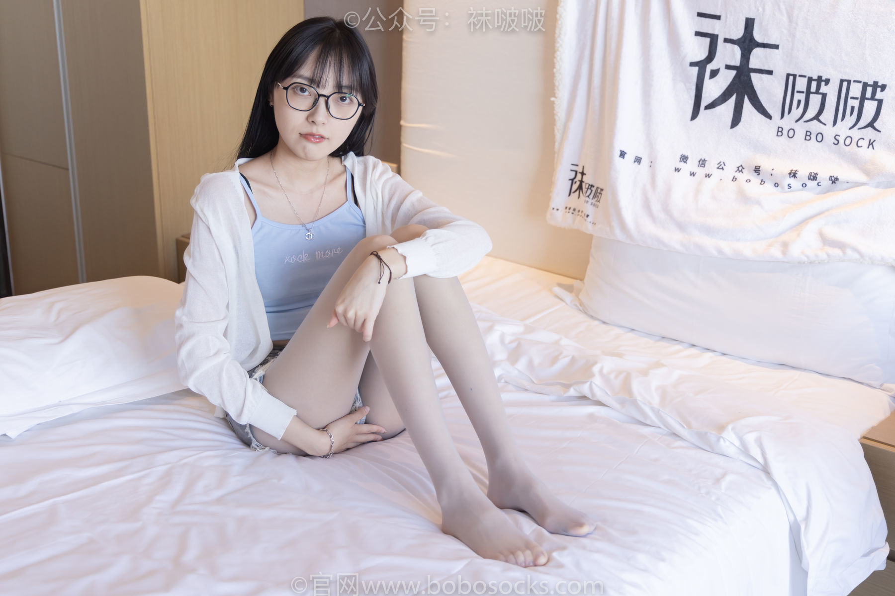 图片[75]-BoBoSocks袜啵啵 No.083 稚予-高跟鞋、凉鞋、白丝、裸足涂白色指甲油剧情[140P]-六色网